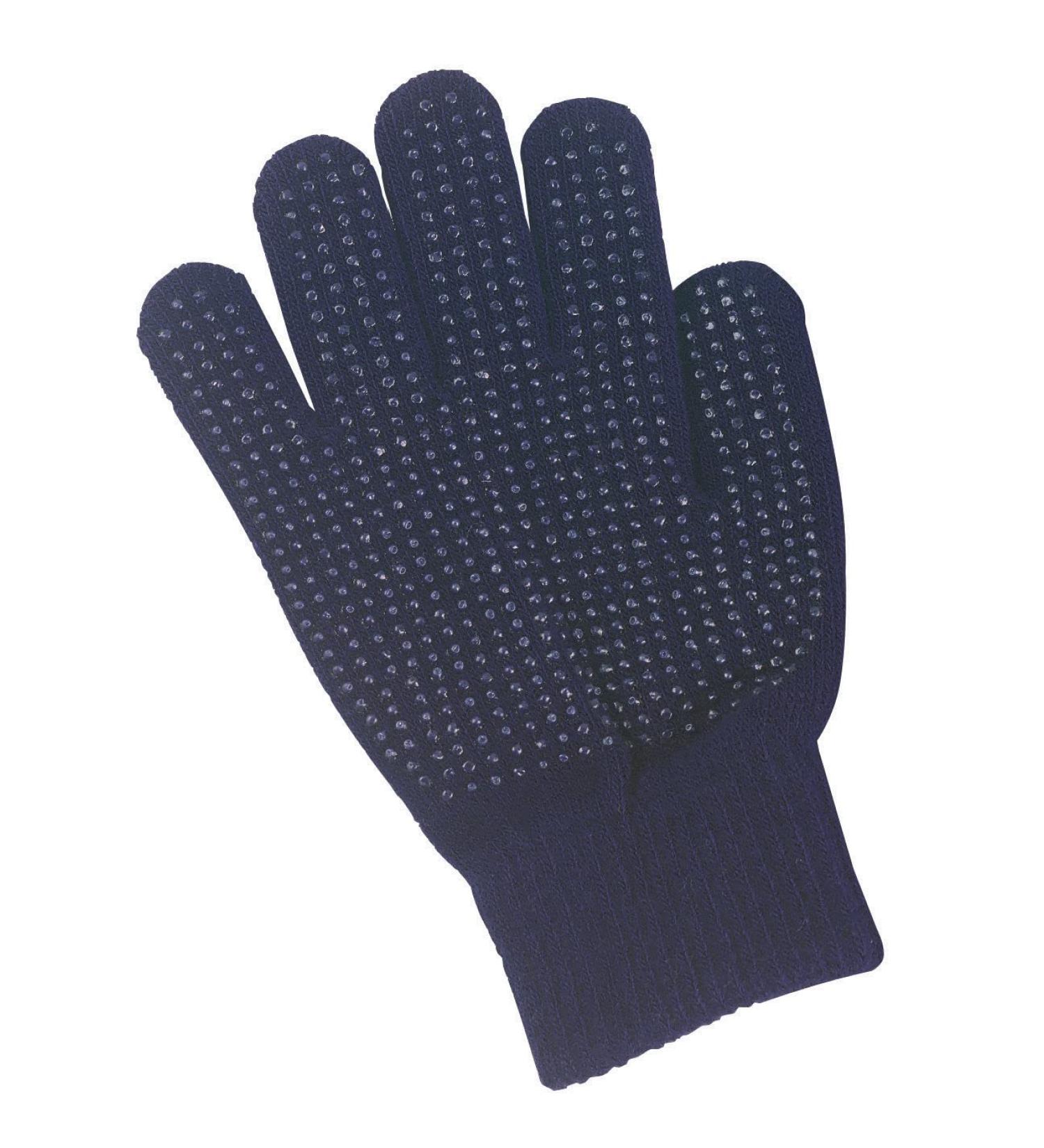 Kerbl children's riding gloves Magic Grippy knobbed gloves navy