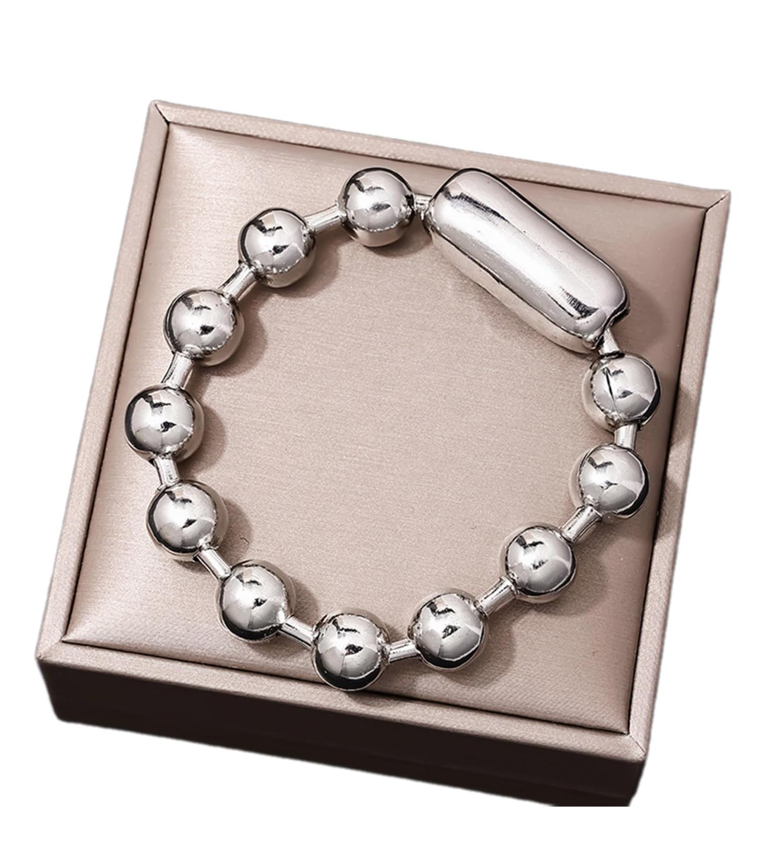 Shop OralGos Fashion Hip Hop Men's Vintage Bead Bracelet - Perfect for Christmas & Valentine's Day Gifts - International Shipping Available - Buy Online on GoSupps.com