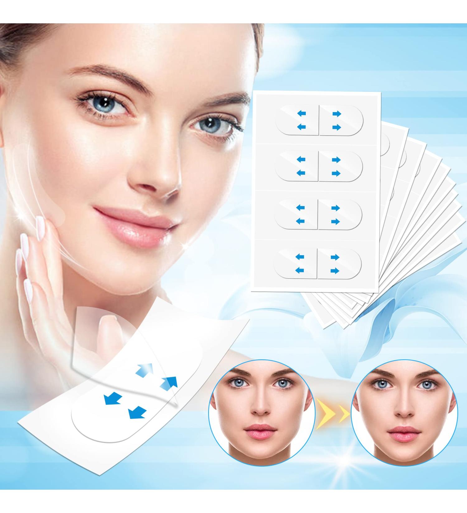 Invisible Face Tape Lifting | Facial Facelift & Neck Lift | Instant Makeup Stickers | Waterproof 100PCS - Buy Online on GoSupps.com
