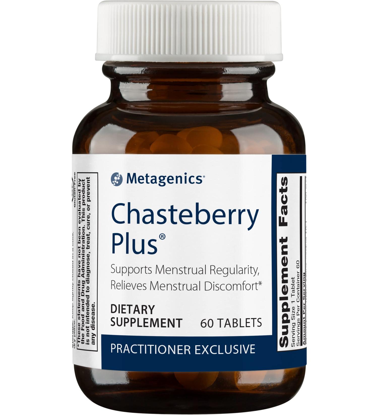 Metagenics Chasteberry Plus - Menstrual Regularity & Relief - 60 Servings - Buy Online on GoSupps.com