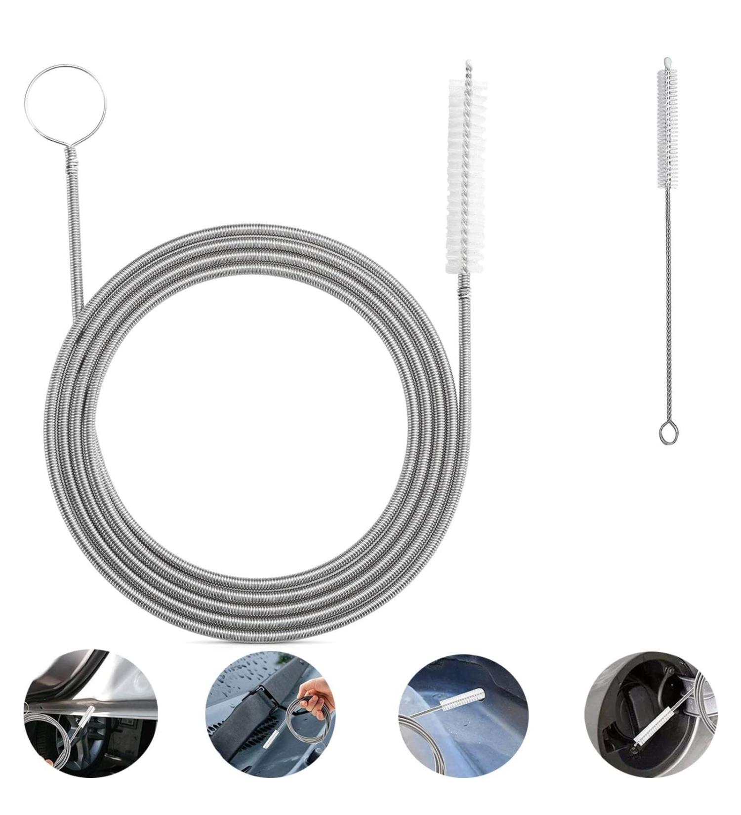 Car Drain Dredge Cleaning Scrub Brush Sunroof Drain Cleaning Tool Car Drain Hole Cleaner Drain Brush Pipe Cleaning 61IN Long Flexible Tube Cleaning Brush for Car Home Kitchen(1pcs 60in) 60in 1pcs - Buy Online on GoSupps.com