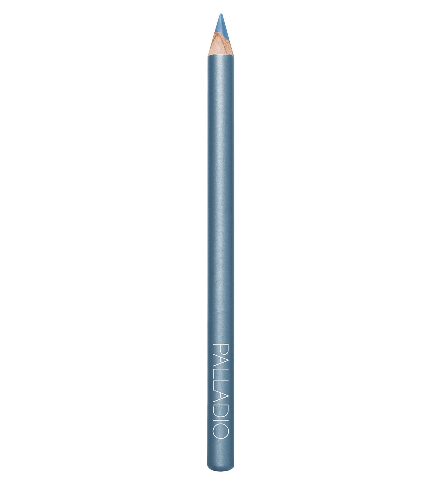 Palladio Sky Blue Wooden Eyeliner Pencil - Thin Pencil Shape for Easy Application - Long Lasting & Richly Pigmented - 1 Count - Buy Online on GoSupps.com