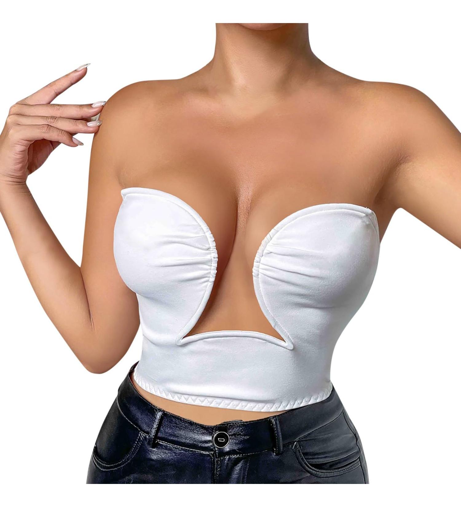 Shop Stylish Women's Underwire Tank Top - V-Neck Casual Sleeveless Camisole with Milk Collection Cups for Breastfeeding - XS White - Buy Online on GoSupps.com
