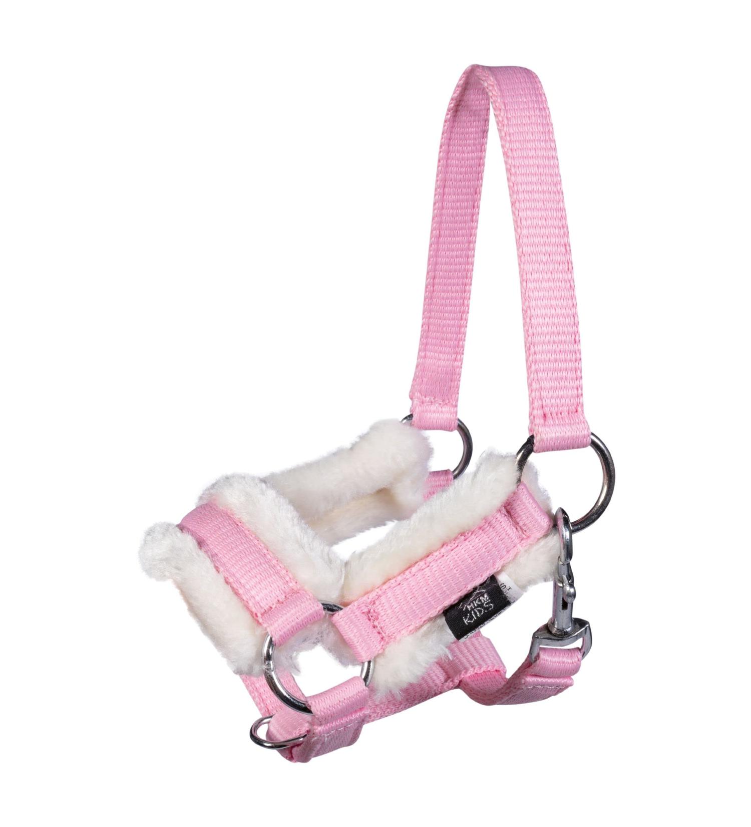 HKM Sports Equipment Hobby Horse halter set pink