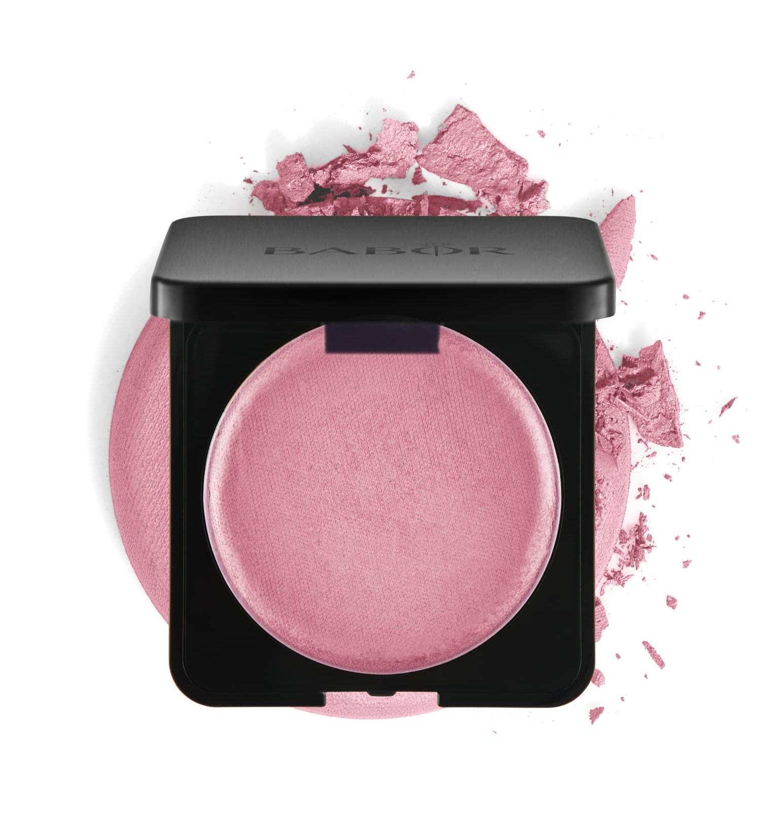 Babor Satin Blush - Compact Blush Powder with Shimmer for Natural Glow | 5.8g 02 Rose - Silky Soft Texture | International Shipping Available - Buy Online on GoSupps.com