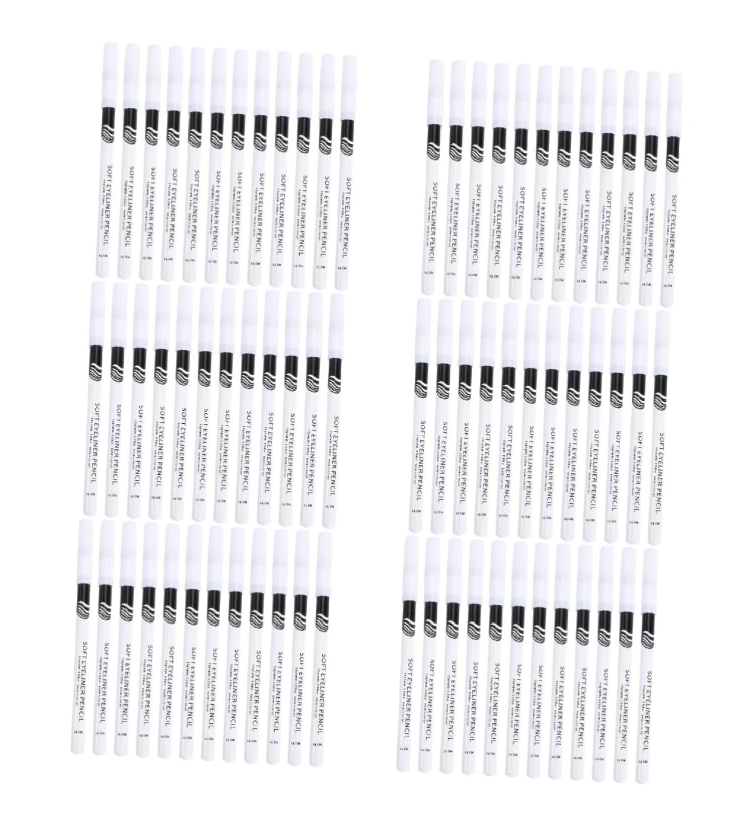 HAPINARY 72 Pcs Eyeliner Pencil Eye Highlighter Pencil Brow Microblading Pen Lip Makeup Pen Wooden Pole - Buy Online on GoSupps.com