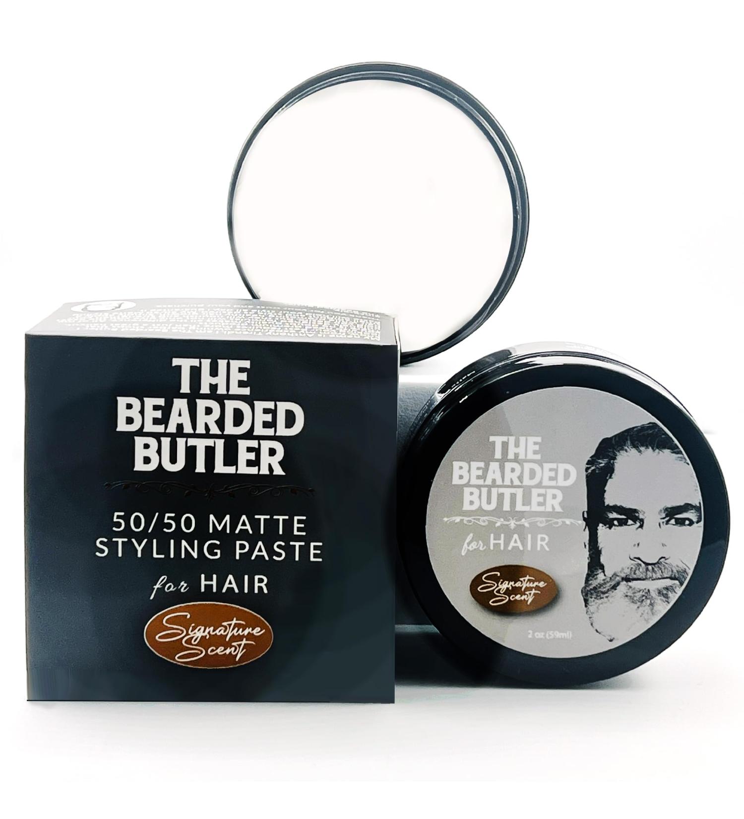 50/50 Matte Styling Paste | Ultra Strong Hold Hair Pomade for Men | Water-Based Non-Greasy Formula (2oz) - International Shipping Available - Buy Online on GoSupps.com