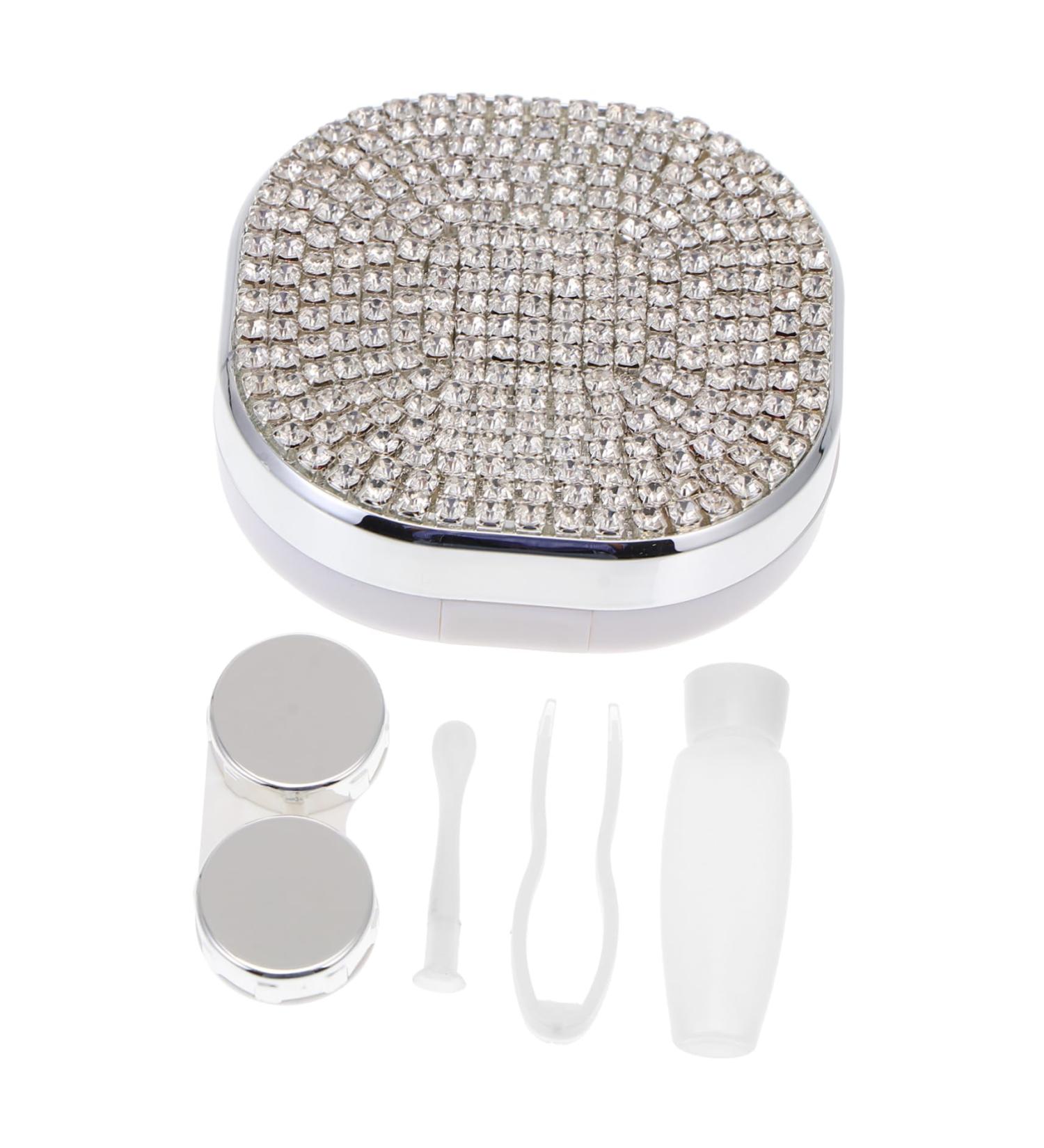 Solustrie 3-Piece Colored Contact Lens Care Box - Protective Container & Organizer for Lenses - Stylish Carrying Bag in Multiple Colors - Buy Online on GoSupps.com