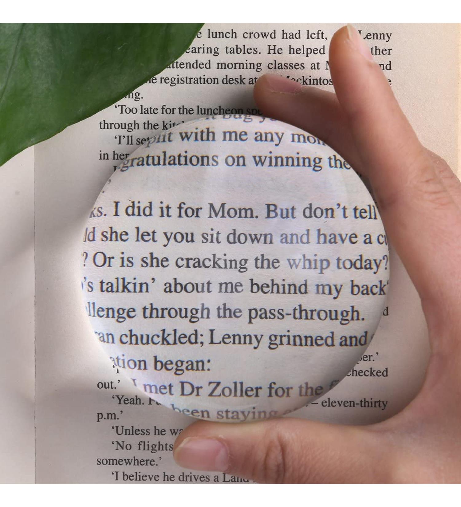 60mm Acrylic Paperweight Magnifier Reading - Dome Magnifier/Paperweight Optical Half Ball Lens (60mm) Better Life - Buy Online on GoSupps.com