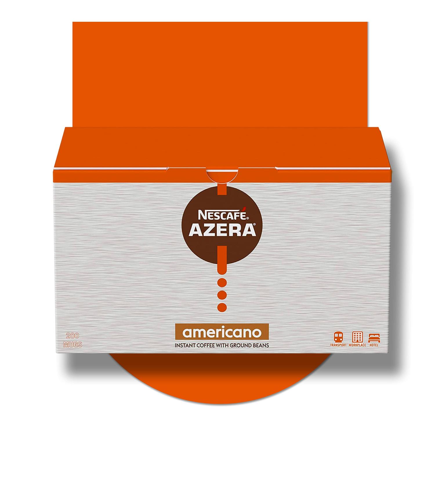 NESCAFE Azera Americano Instant Coffee Sachets - 200 x 2g Sticks | Premium Quality Coffee - Buy Online on GoSupps.com