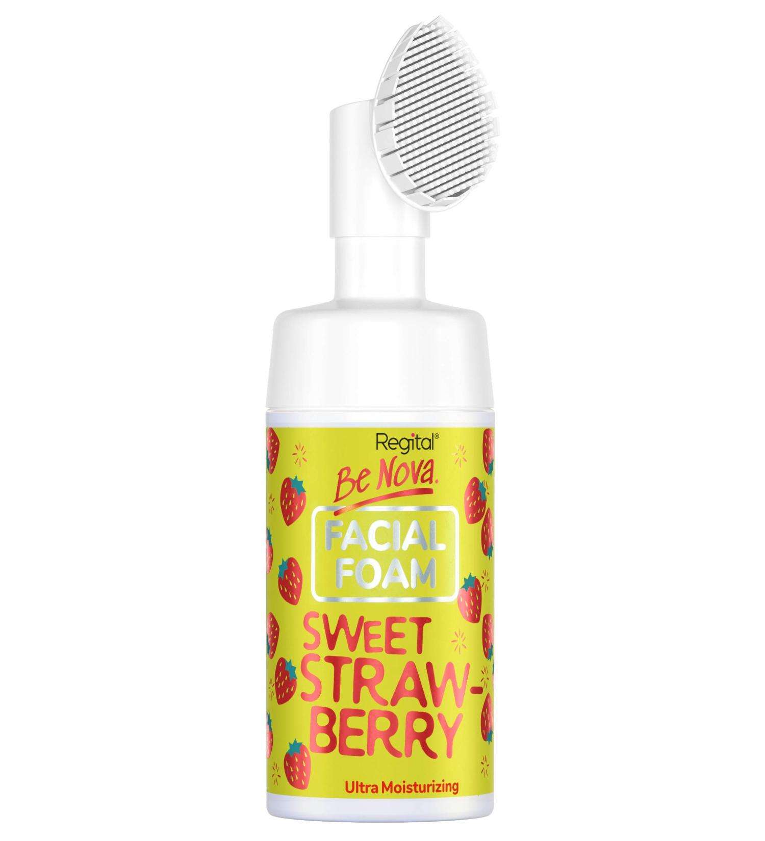 Regital Facial Cleansing Foam with Hyaluronic Acid and Urea Strawberry Fragrance 100ml - Buy Online on GoSupps.com