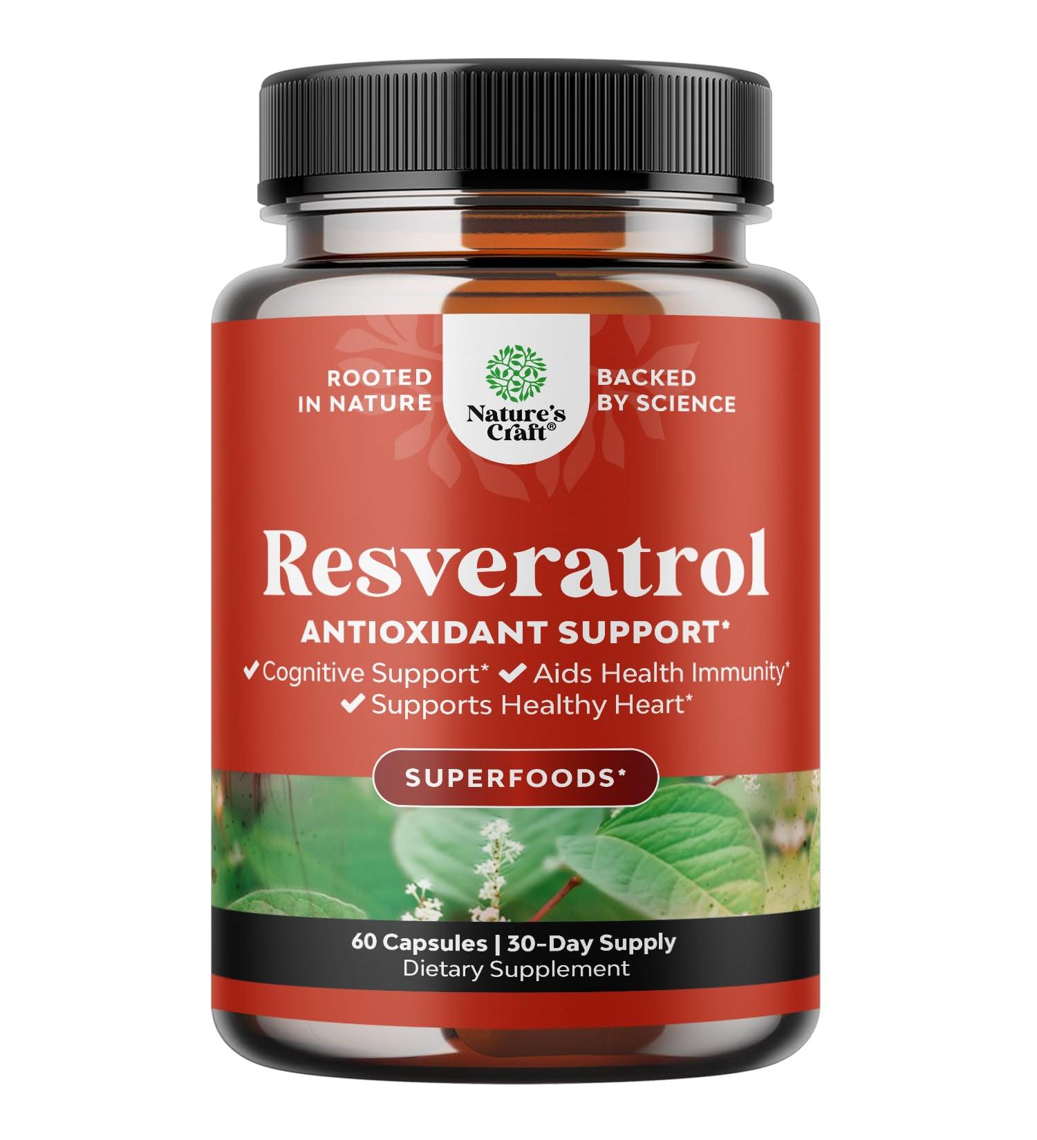 Youthful Trans Resveratrol Supplement - Resveratrol Capsules with AMPK Activator for Cellular Health & Vitality - AMPK Metabolic Activator for Metabolism Boost & Cellular Efficiency - 60 Count - Buy Online on GoSupps.com