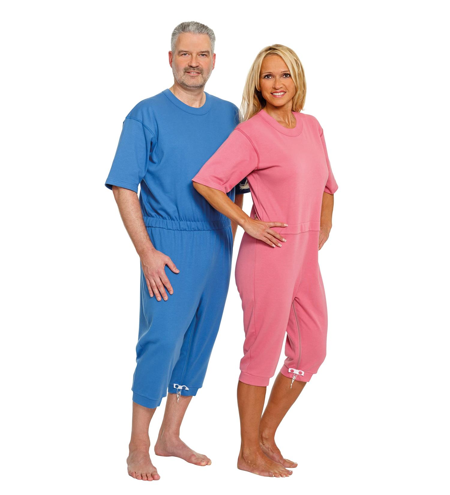 Suprima Care Basic Short Nursing Overall - Art. 4-082 - Light Blue Size XL | International Shipping Available - Buy Online on GoSupps.com