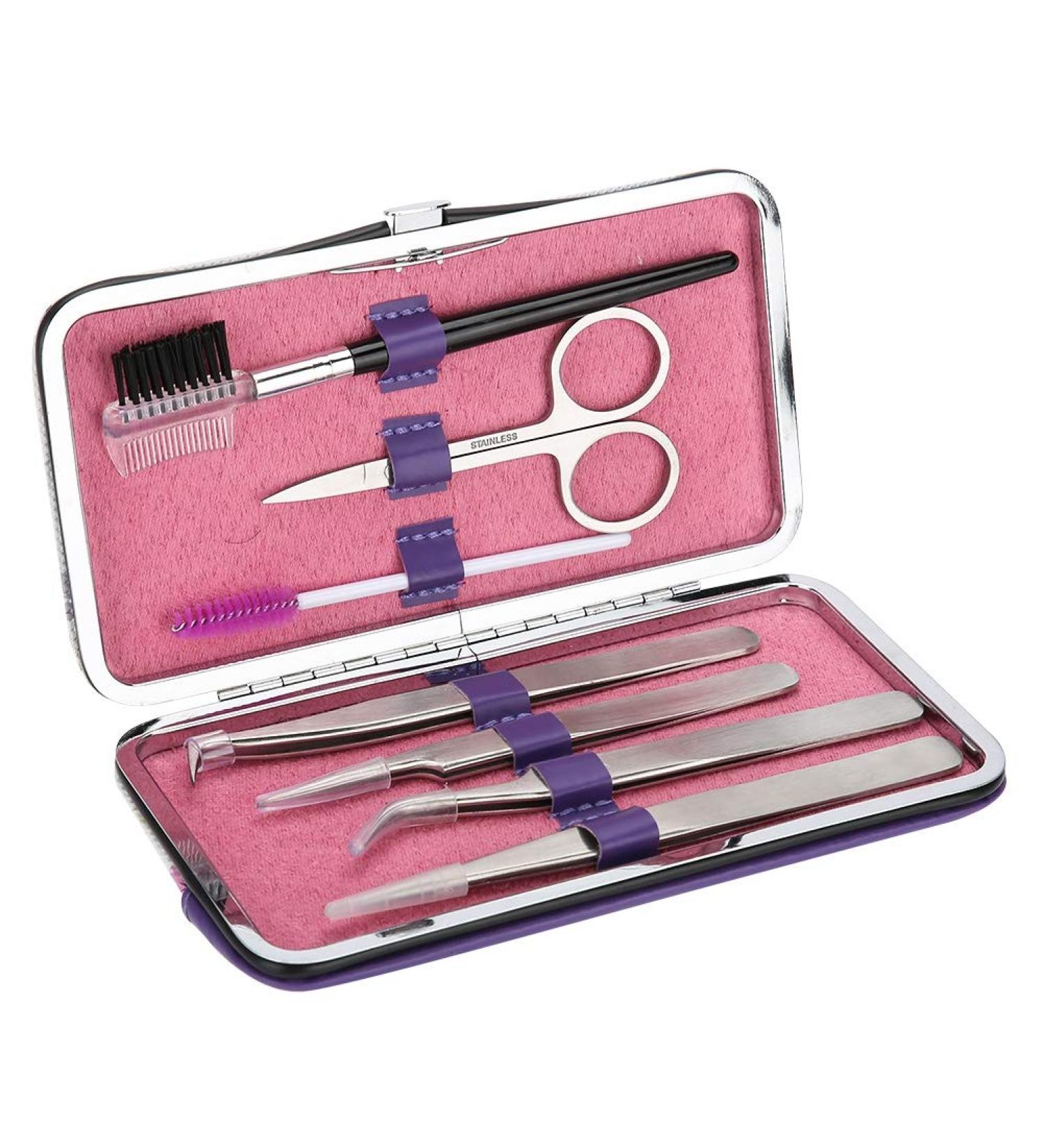 Professional 7-Part Eyelash Extension Set | Starter Kit for Makeup & Training | International Shipping - Buy Online on GoSupps.com