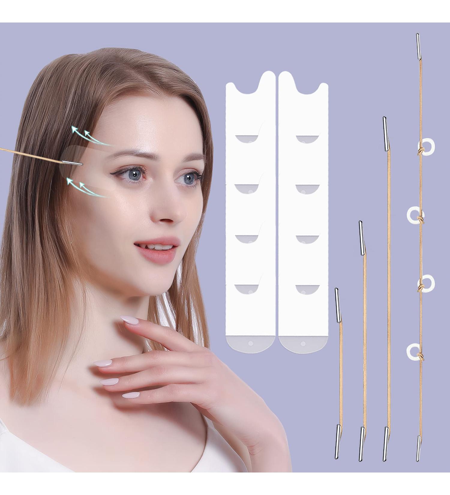 Face Lift Tapes & Wrinkle Eye Patches - Instant Eye Skin Rescue Bands (4 Fixed Ropes, 5 Pairs Replacement Tapes) - Buy Online on GoSupps.com