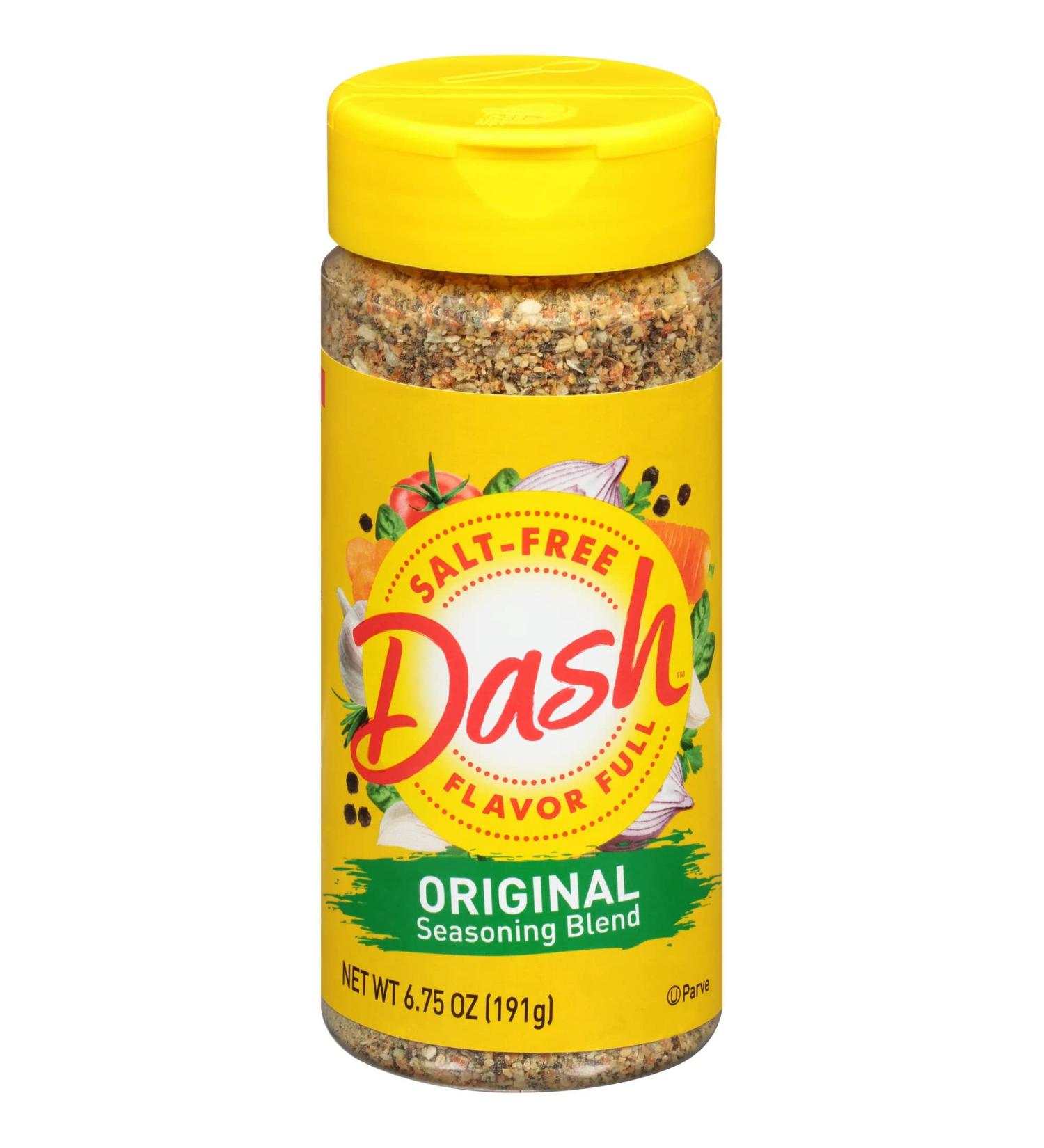 Mrs Dash Original Blend Salt-Free Seasoning 6.75 oz - No Sodium, No Carbs, No Sugar - Full Flavor Seasoning - Buy Online on GoSupps.com
