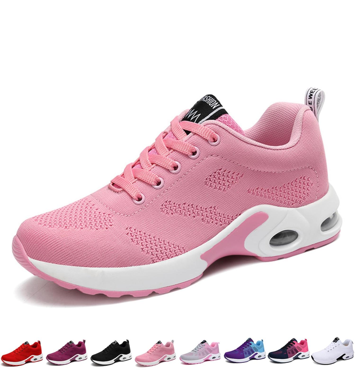 Orthowalk Women's Lightweight Sports Shoes - Pain-Free Orthopedic Footwear in Pink (EU Size 40) - Buy Online on GoSupps.com