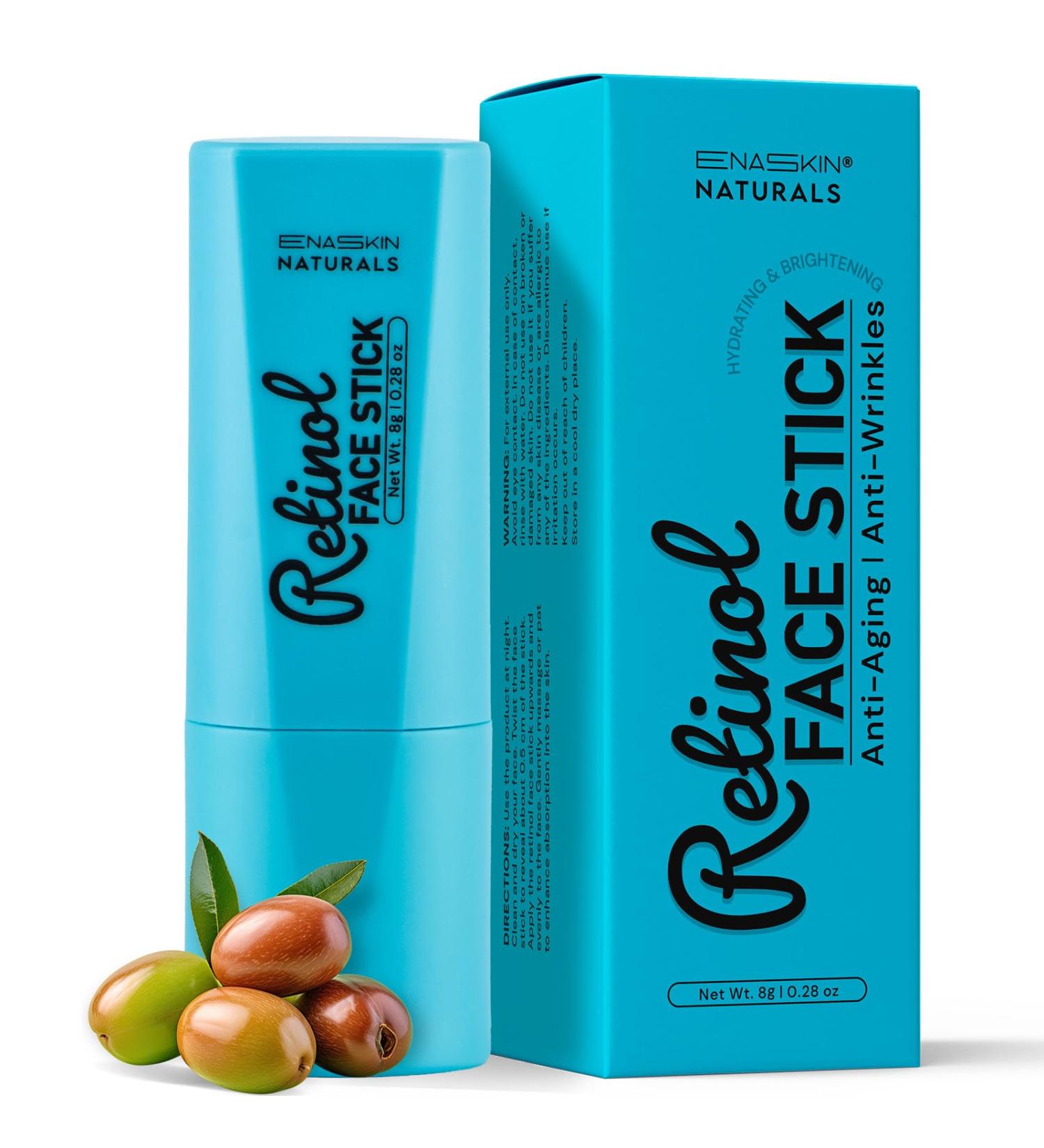 Retinol Stick for Face & Eye - Anti-Wrinkle Hydrating Cream & Multi-Balm for Fine Lines | Anti-Aging Daily Moisturizer - Buy Online on GoSupps.com