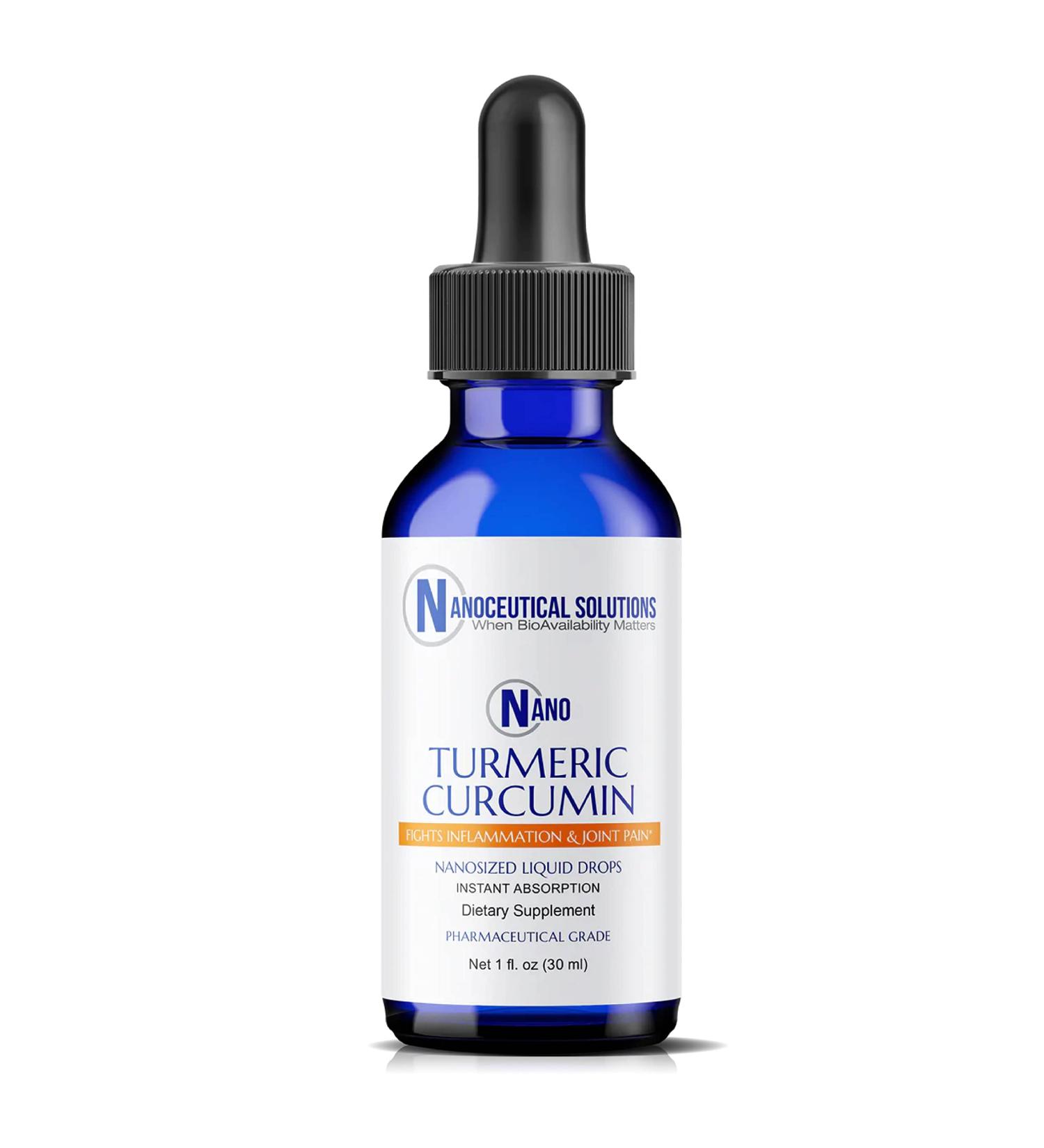 NANO TURMERIC CURCUMIN | Highly Bioavailable Nano Particles | Rapid Absorption | Organic Vegan Non-GMO Curcuma Longa | Supports Joints Digestive Liver & Heart Health | Easy to use 30 ml per bottle. - Buy Online on GoSupps.com