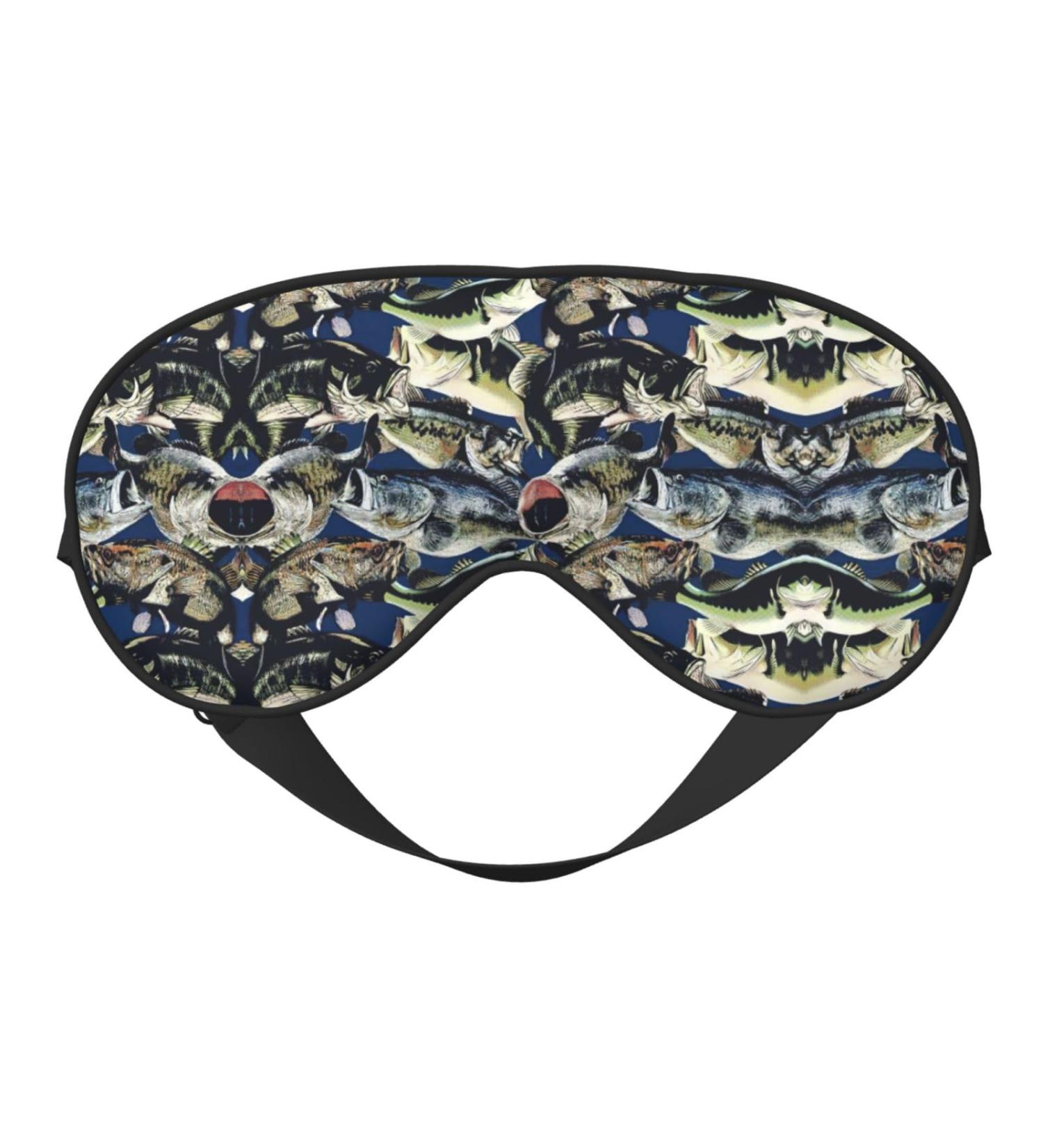 Fish Pattern Ultra-Soft Light-Blocking Eye Mask | Comfort & Restful Sleep | International Shipping - Buy Online on GoSupps.com