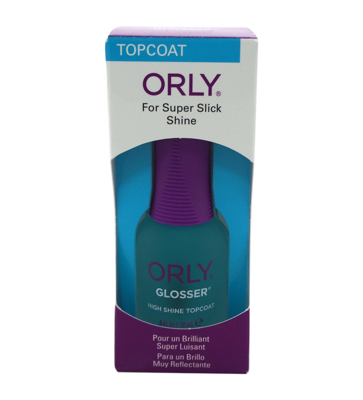 Orly Top Nail Coat, Glosser, 0.6 Ounce