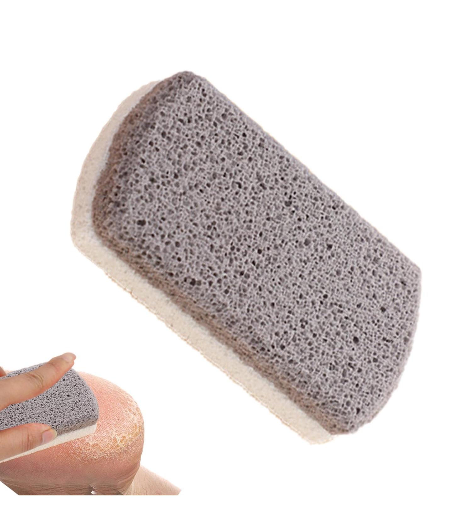 Uozonit Foot Rock Washer Double-Sided Design Stone for Feet Effective Pumus Stone Foot Pumice Stone for Palms Dry Dead Skin Calluses Gray - Buy Online on GoSupps.com