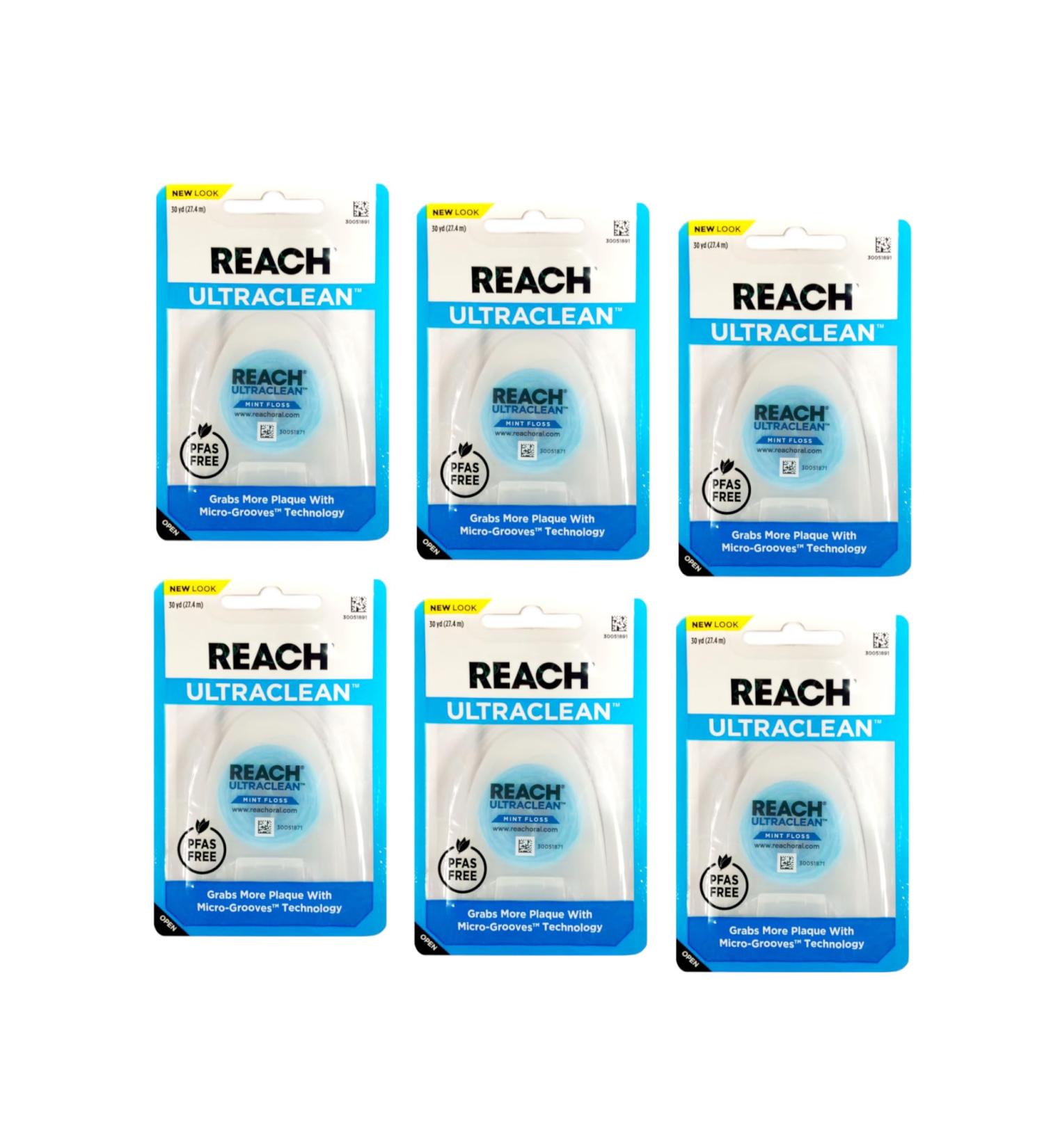 Listerine Ultraclean Dental Floss - Mint Flavor Oral Care Pack of 6 | Buy Internationally - Buy Online on GoSupps.com