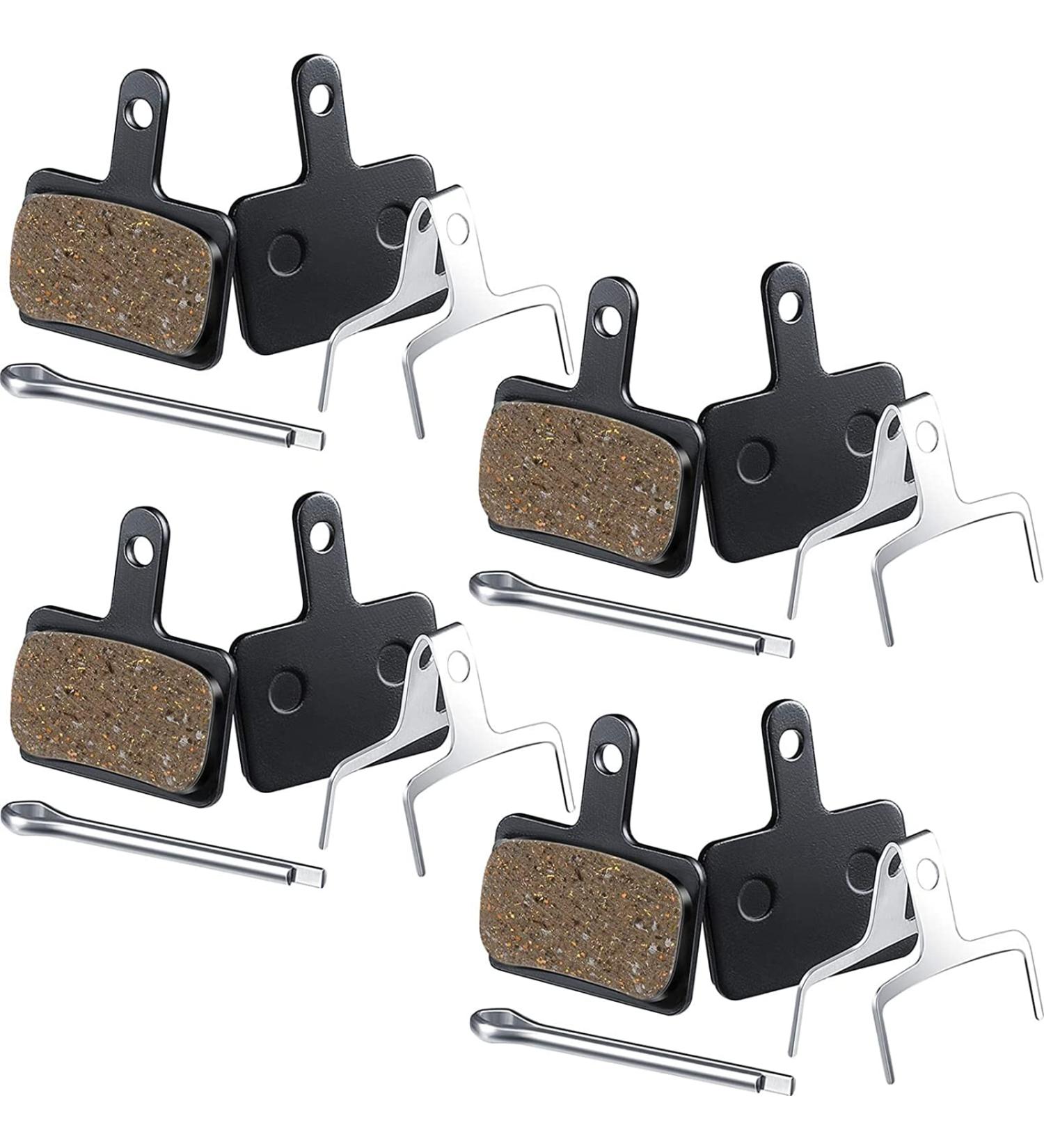Zonon 4 Pairs Resin Bicycle Disc Brake Pads w/ Spring Compatible with Trp Tektro Shimano Deore - Buy Online on GoSupps.com