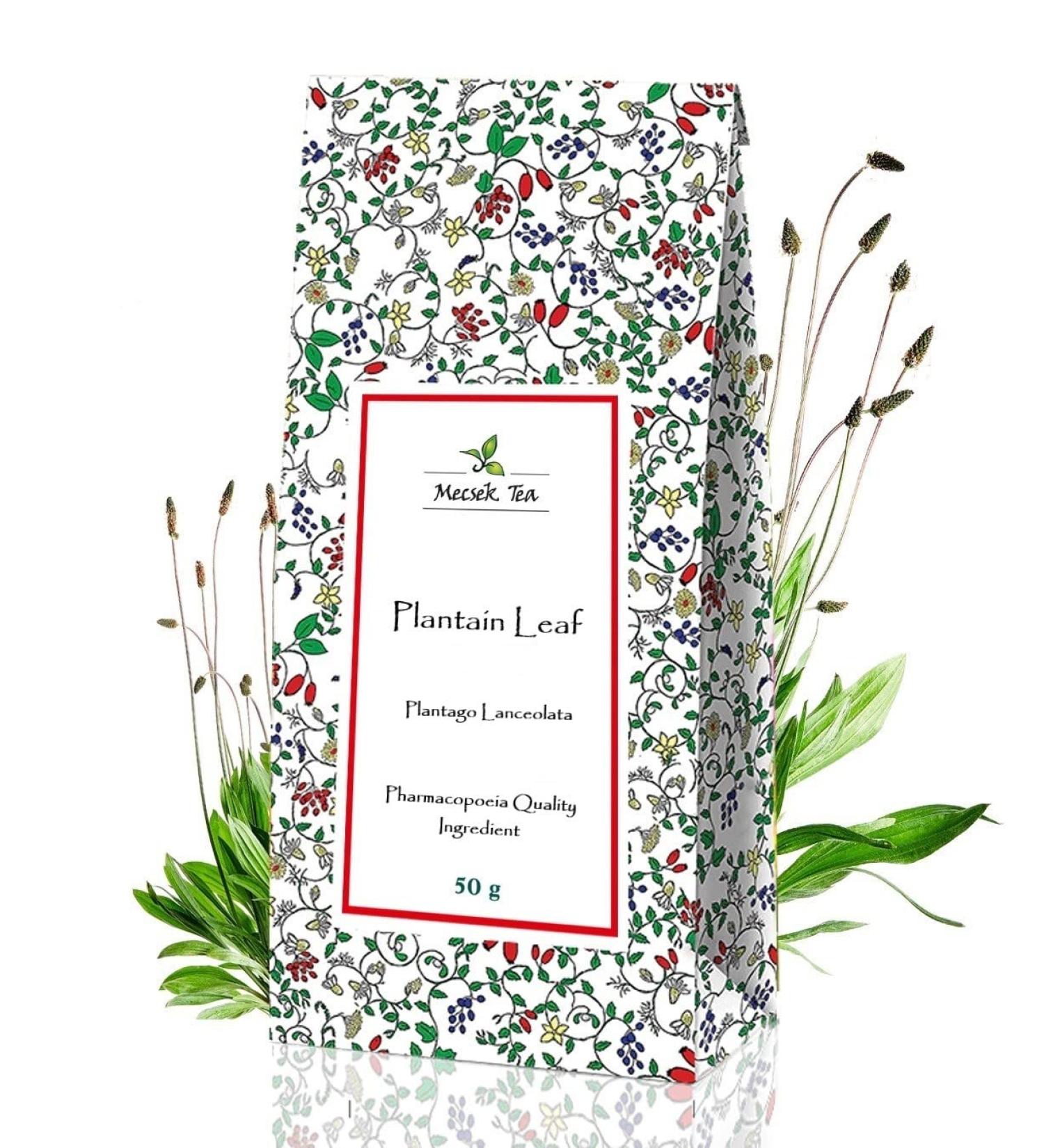 Mecsek Plantain Leaf Plantago Lanceolata Major Ribwort Premium Loose Leaf Tea 50g