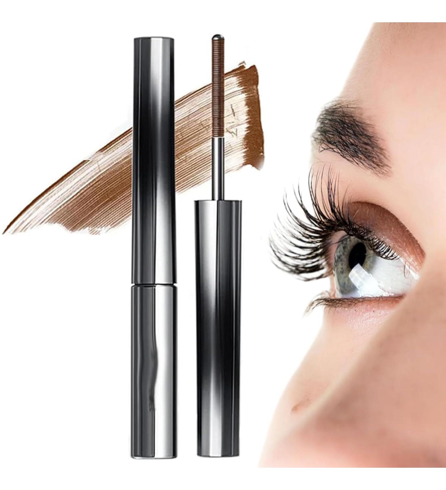 Jade Rosebury Iron Wand Mascara Sarenetee Iron Wand Mascara Styledchic Iron Wand Mascara Oliviablair Iron Wand Mascara 3D Curling Eyelash Iron Mascara Non-Clumping Smudge-Proof (Brown Large) Brown 3.5 ml (Pack of 1) - Buy Online on GoSupps.com