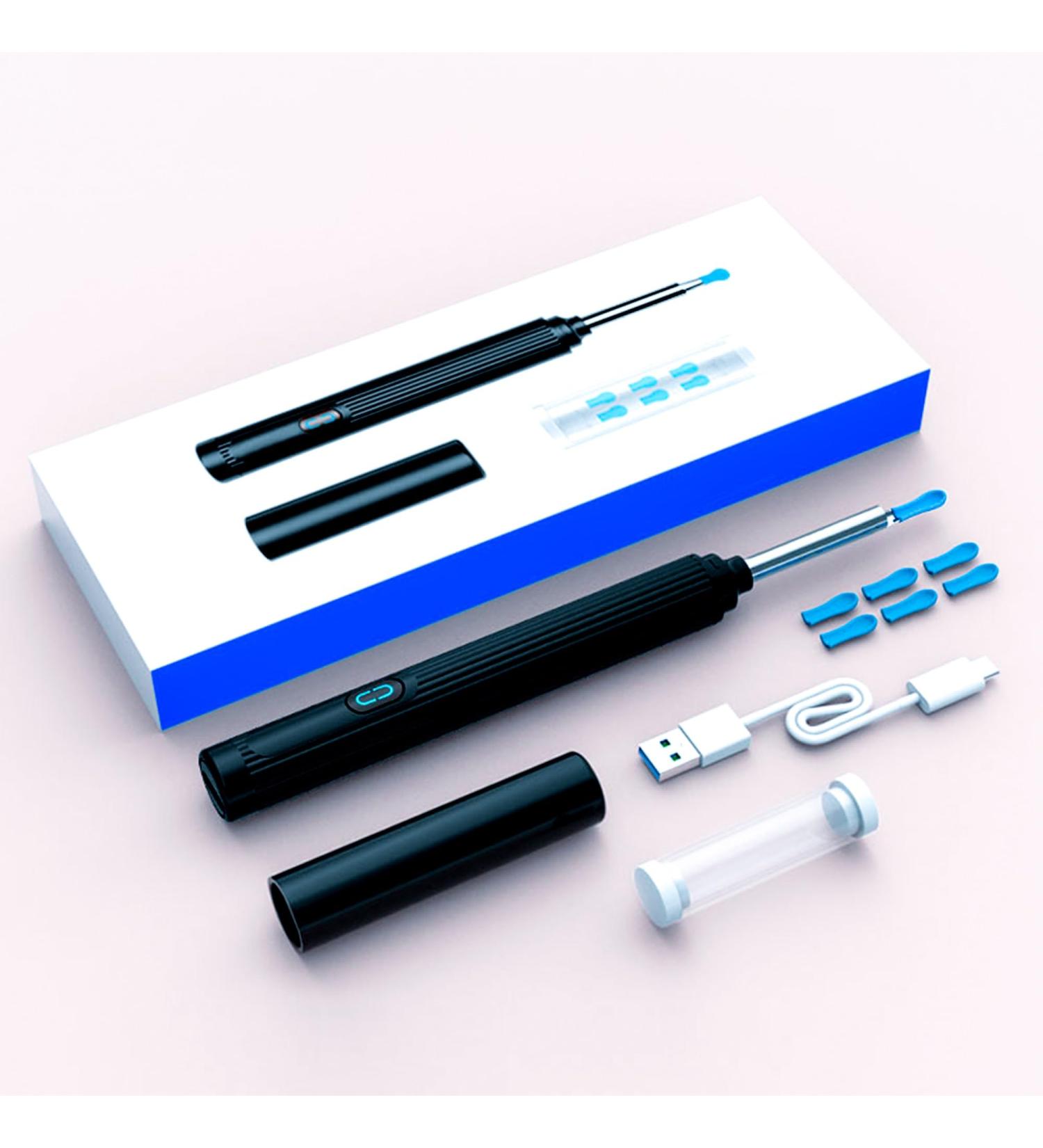 Buy Ear Wax Removal Tool - Wireless Ear Cleaner with Camera & Light for iOS & Android - Effective Earwax Removal Kit (Black - Buy Online on GoSupps.com
