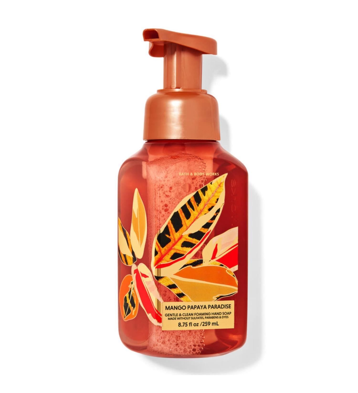 MANGO PAPAYA PARADISE Gentle & Clean Foaming Hand Soap 259ml/ 8.75 fl oz.