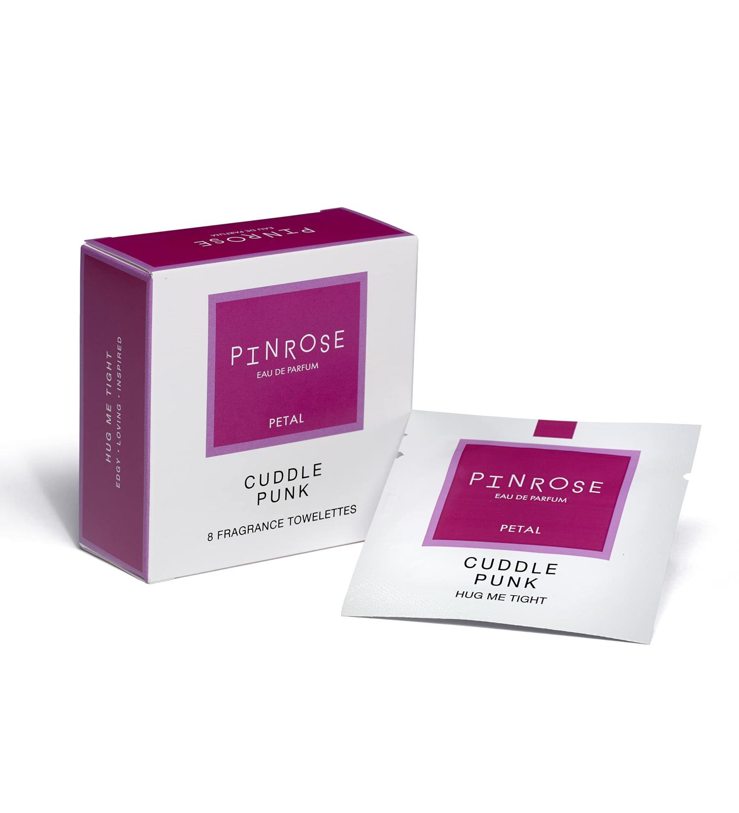 PINROSE Perfumes Cuddle Punk - Eau de Parfum Petals (Fragrance Towelettes) - Vegan Cruelty-free & Hypoallergenic Scent w/Essential Oils - Notes of Vanilla Pipe Tobacco Jasmine Patchouli & Musk Cuddle Punk 8 Count (Pack of 1) - Buy Online on GoSupps.com