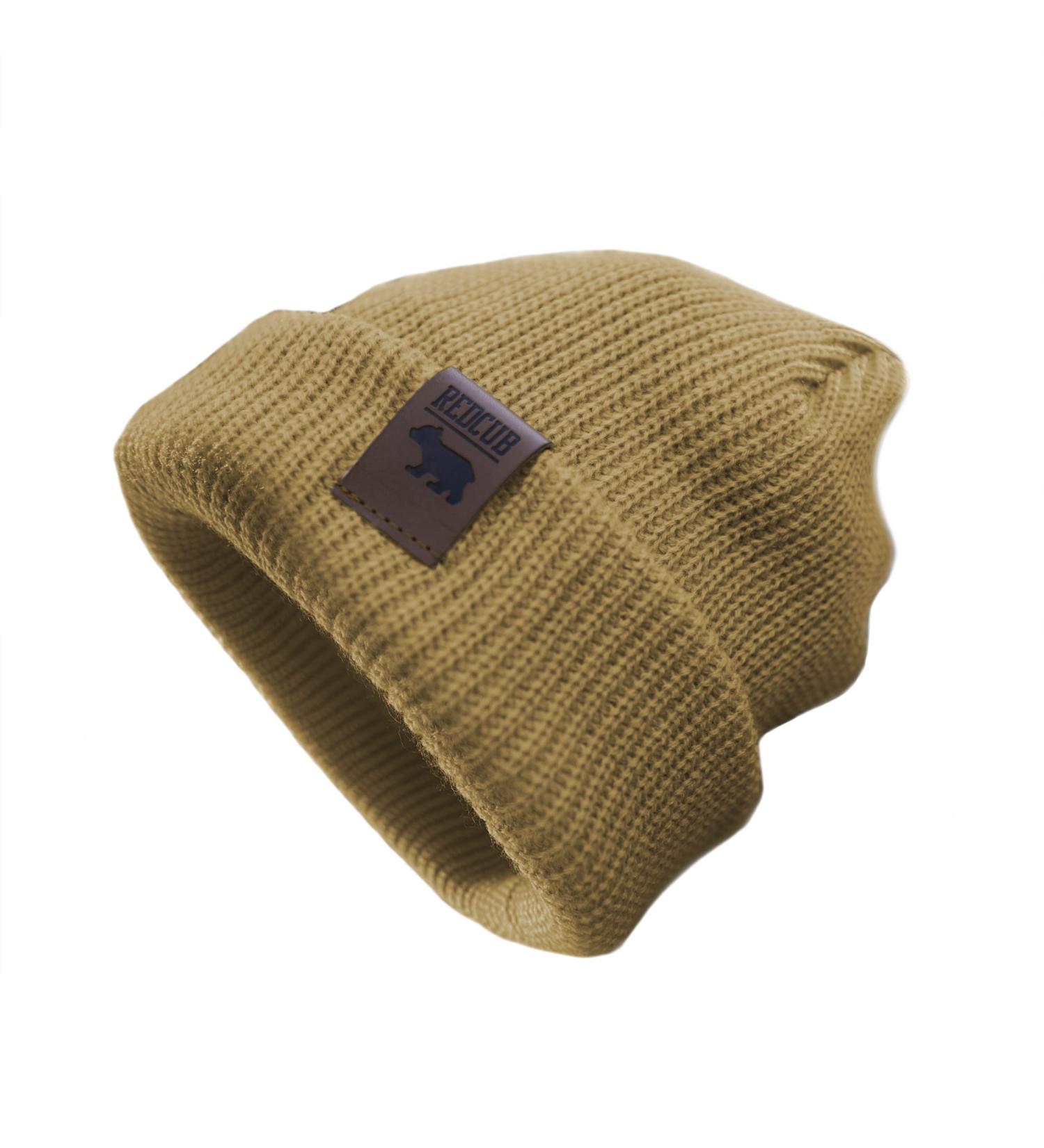 RED CUB Toddler Baby Beanie | Unisex Acrylic Knit Winter Hat | Mustard Yellow 12-36 Months - Buy Online on GoSupps.com