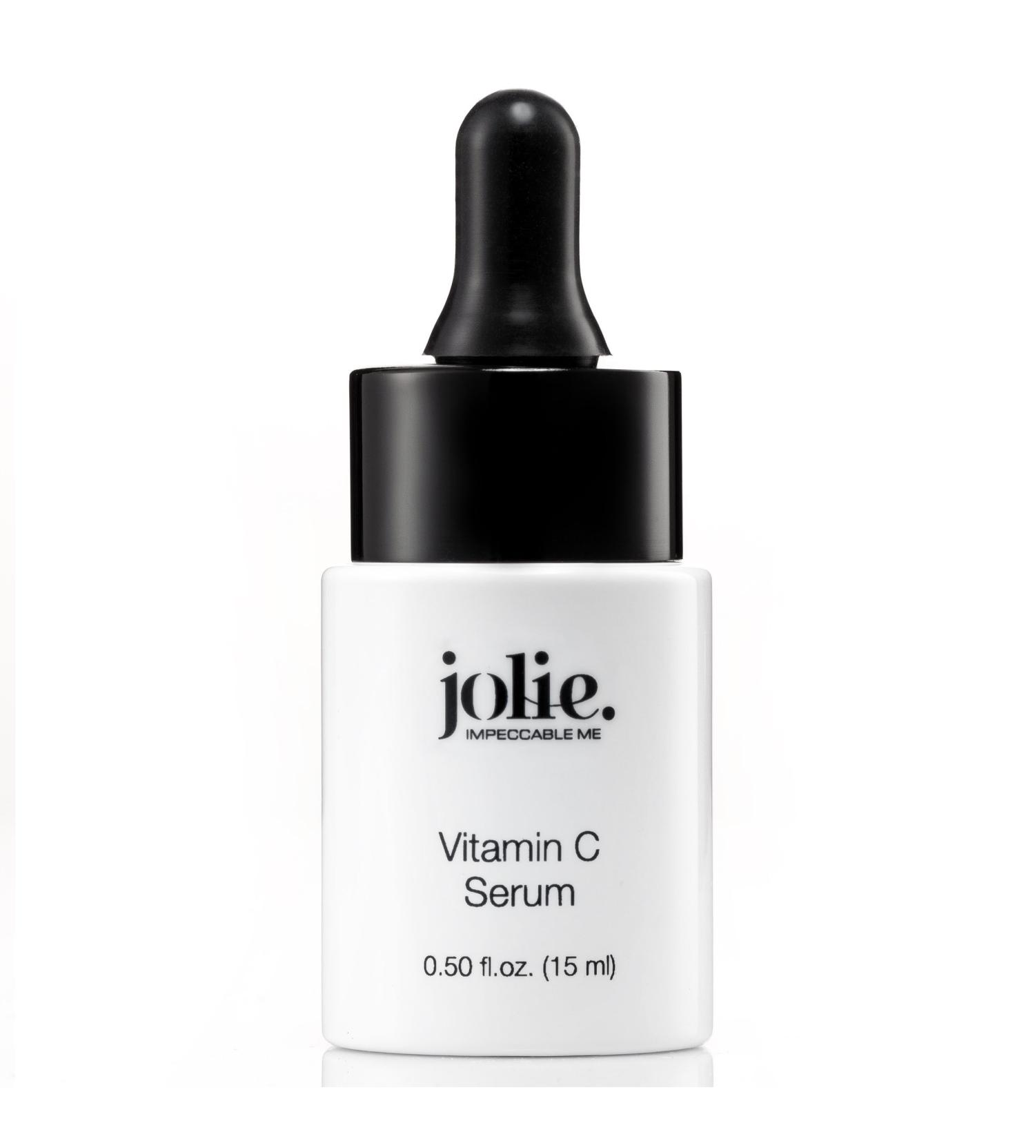 Jolie Vitamin C Serum Concentrate 10% Radiance Boosting Treatment Brightens Skin Provides Powerful Antioxidant Protection & Stimulates Collagen Production. Non-Irritating Formula