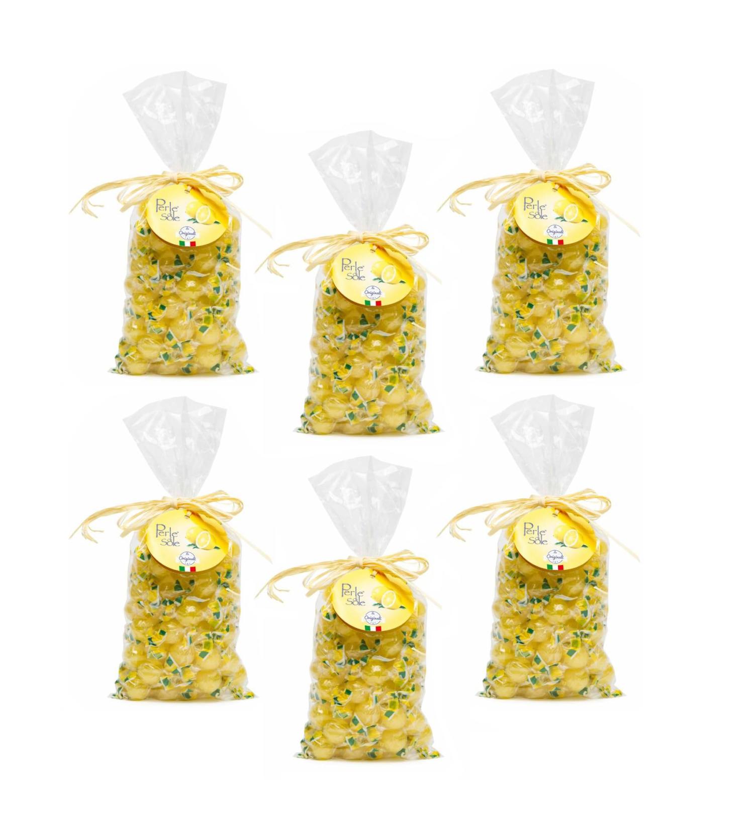 Perle di Sole Perle di Sole Hard candies with lemon taste 500g filled with sparkling powder (6)