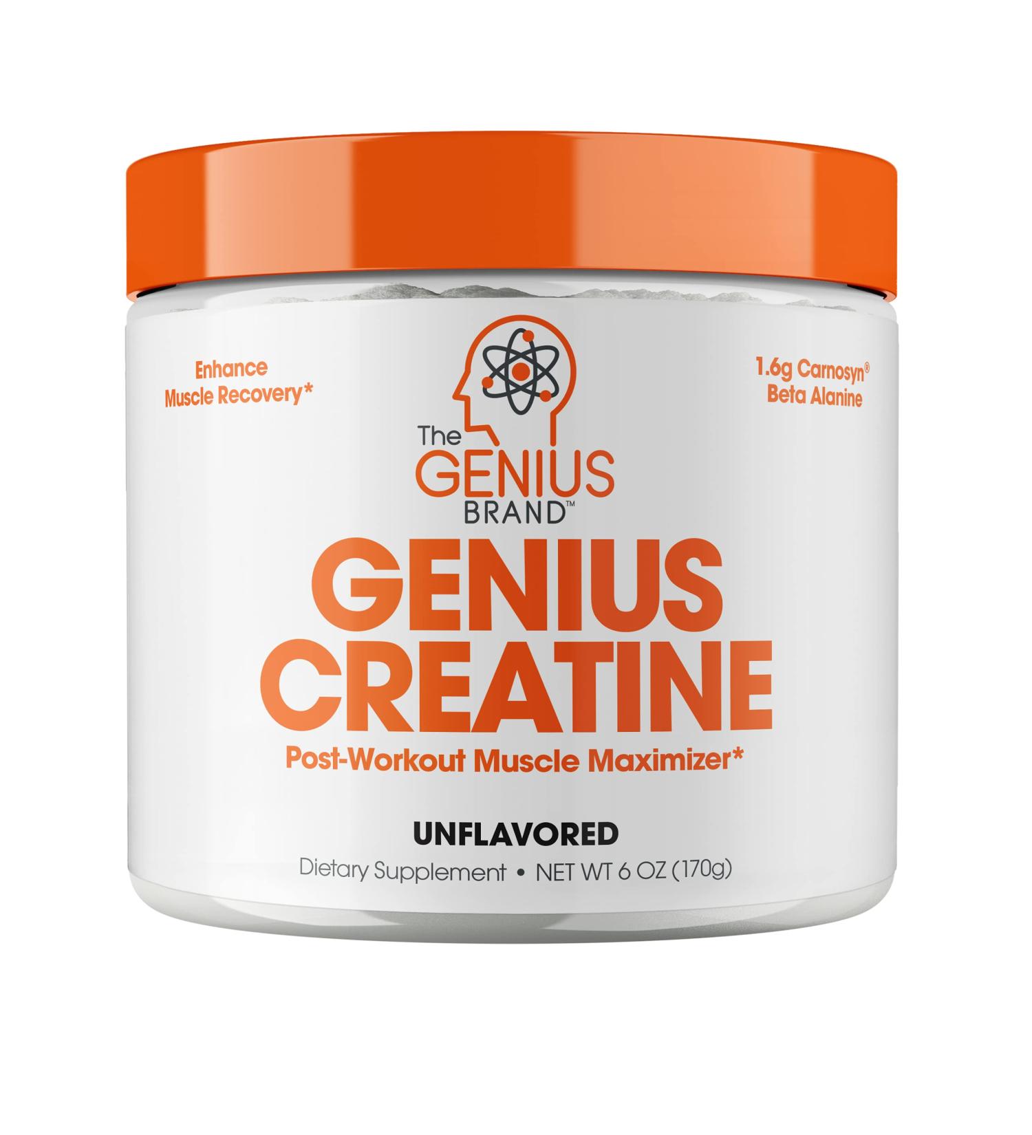 Genius Creatine Powder Pro - Post Workout Recovery Supplement | 170g - Buy Online on GoSupps.com