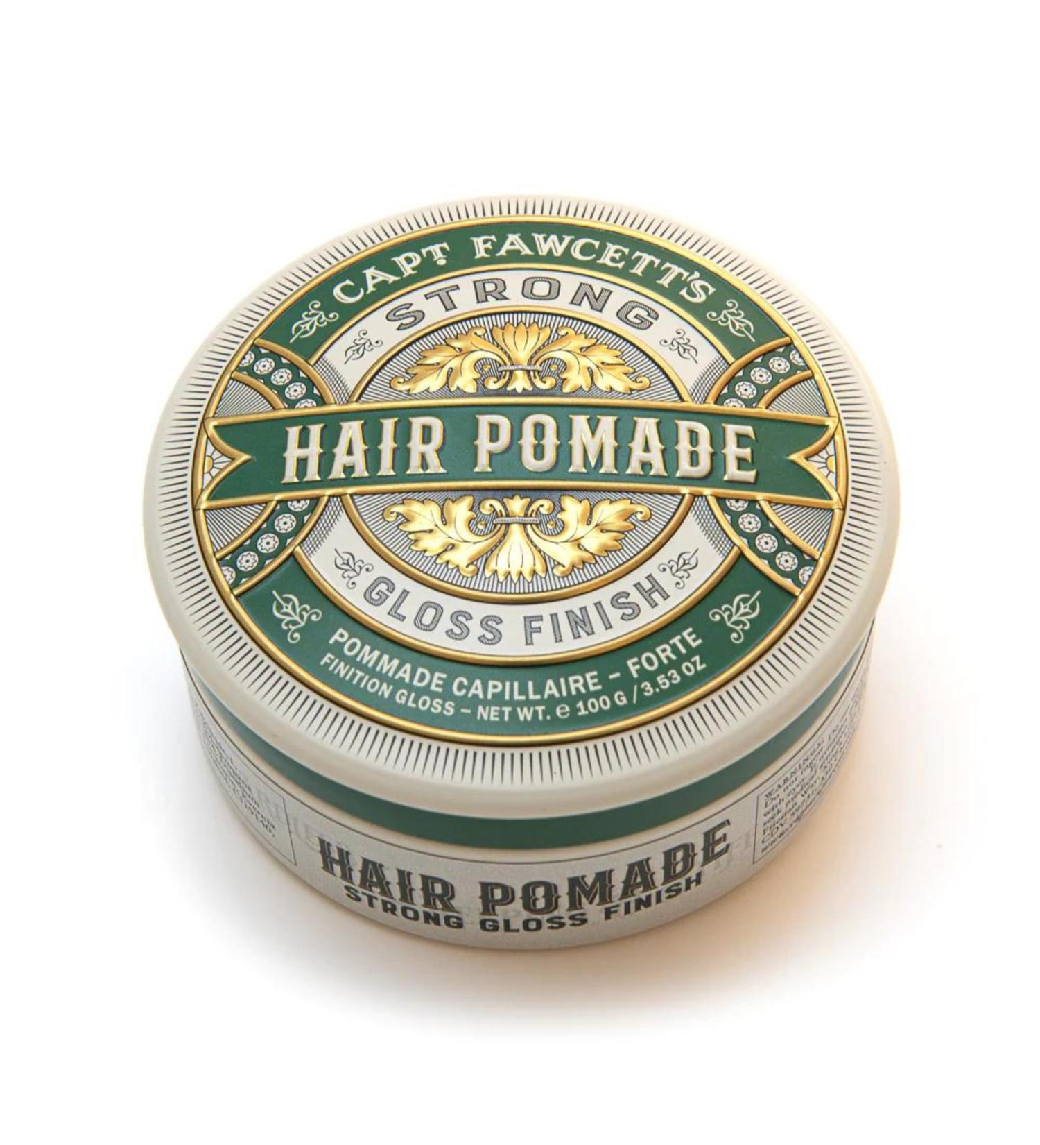 Captain Fawcett Strong Hold Pomade 100g - Premium Hair Styling Cream | International Shipping Available - Buy Online on GoSupps.com