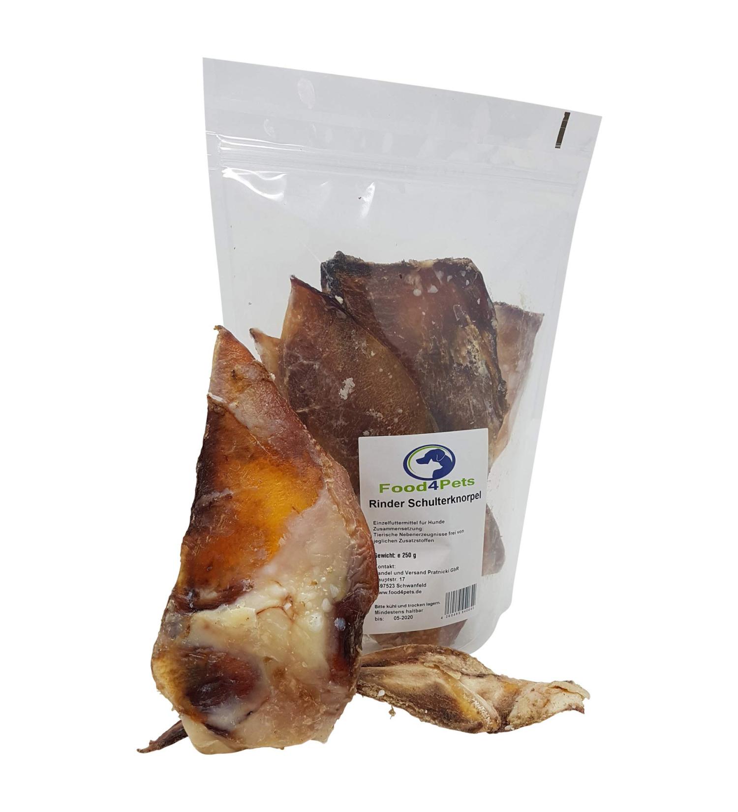 Food4Pets Beef Shoulder Cartilage Dog Treats 250g - Perfect Chew Treats for Large Dogs - 100% Natural & Healthy Snack - Buy Online on GoSupps.com