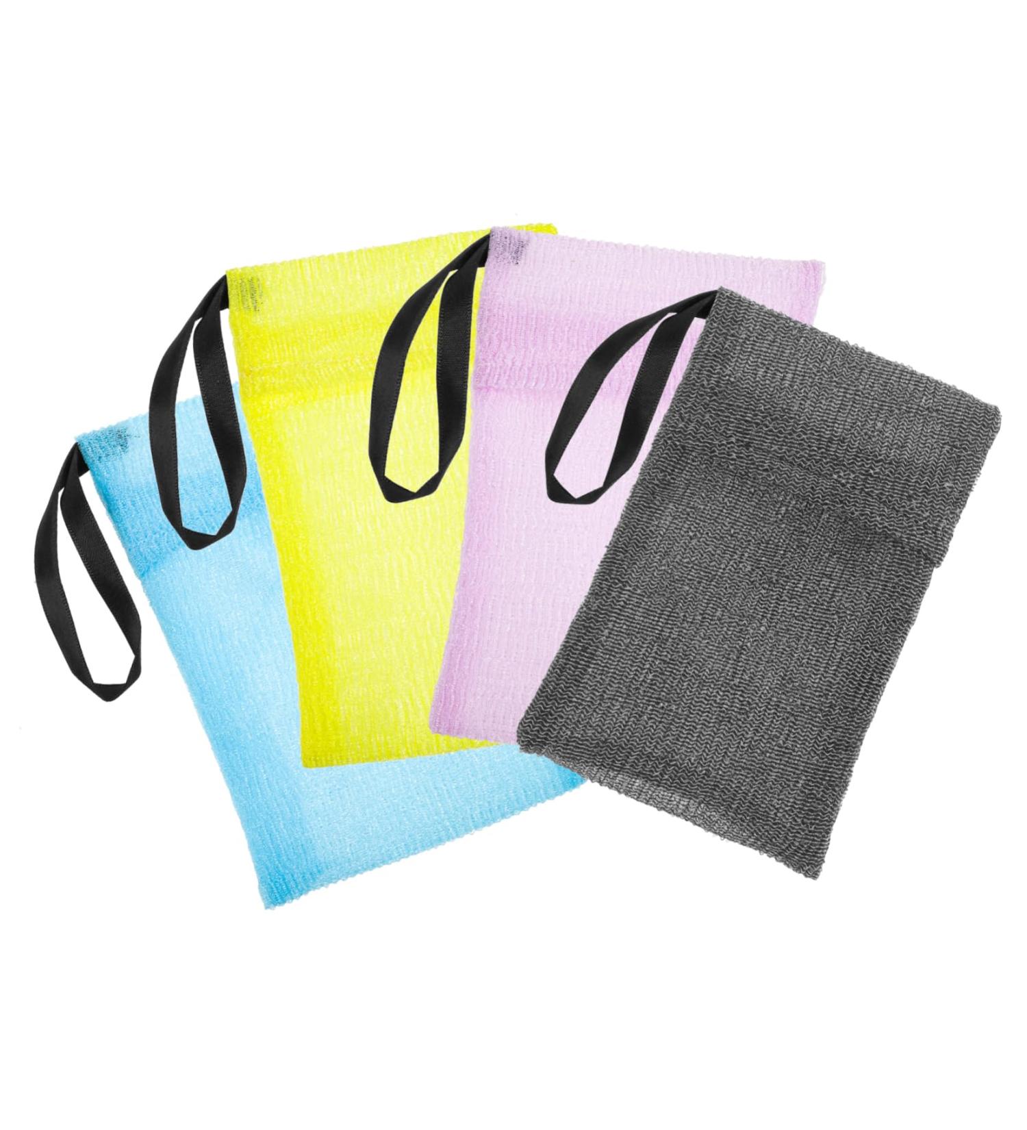 OHPHCALL 4 Pcs Bar Soap Bag Bathing Exfoliating Soap Bag Mesh Soap Pouch Shower Exfoliating Soap Bag Nylon - Buy Online on GoSupps.com