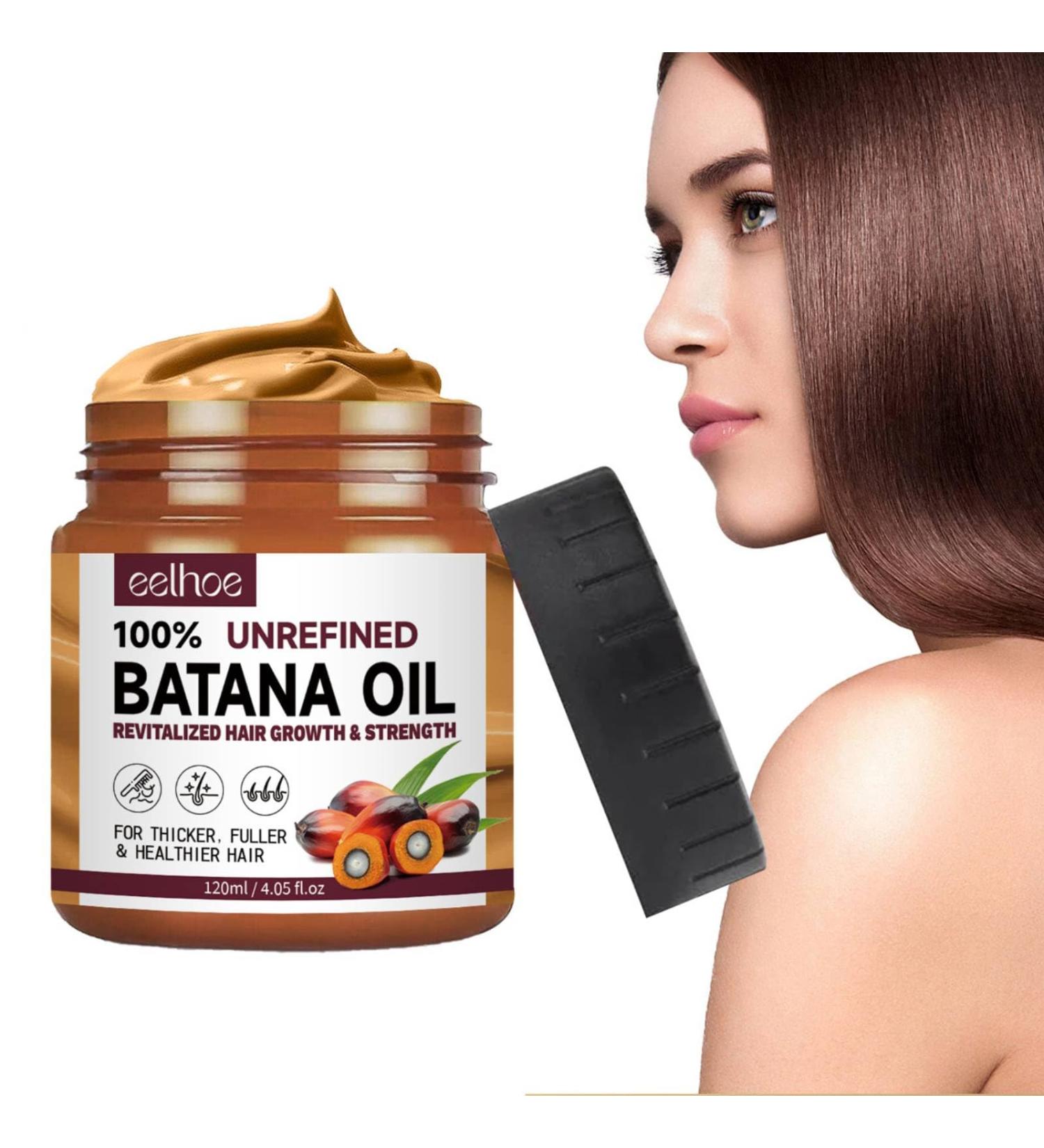 Buy 100% Natural Batana Oil for Hair Growth - Dr. Sebi Inspired Prevent Hair Loss & Enhance Thickness - Raw from Honduras - Buy Online on GoSupps.com