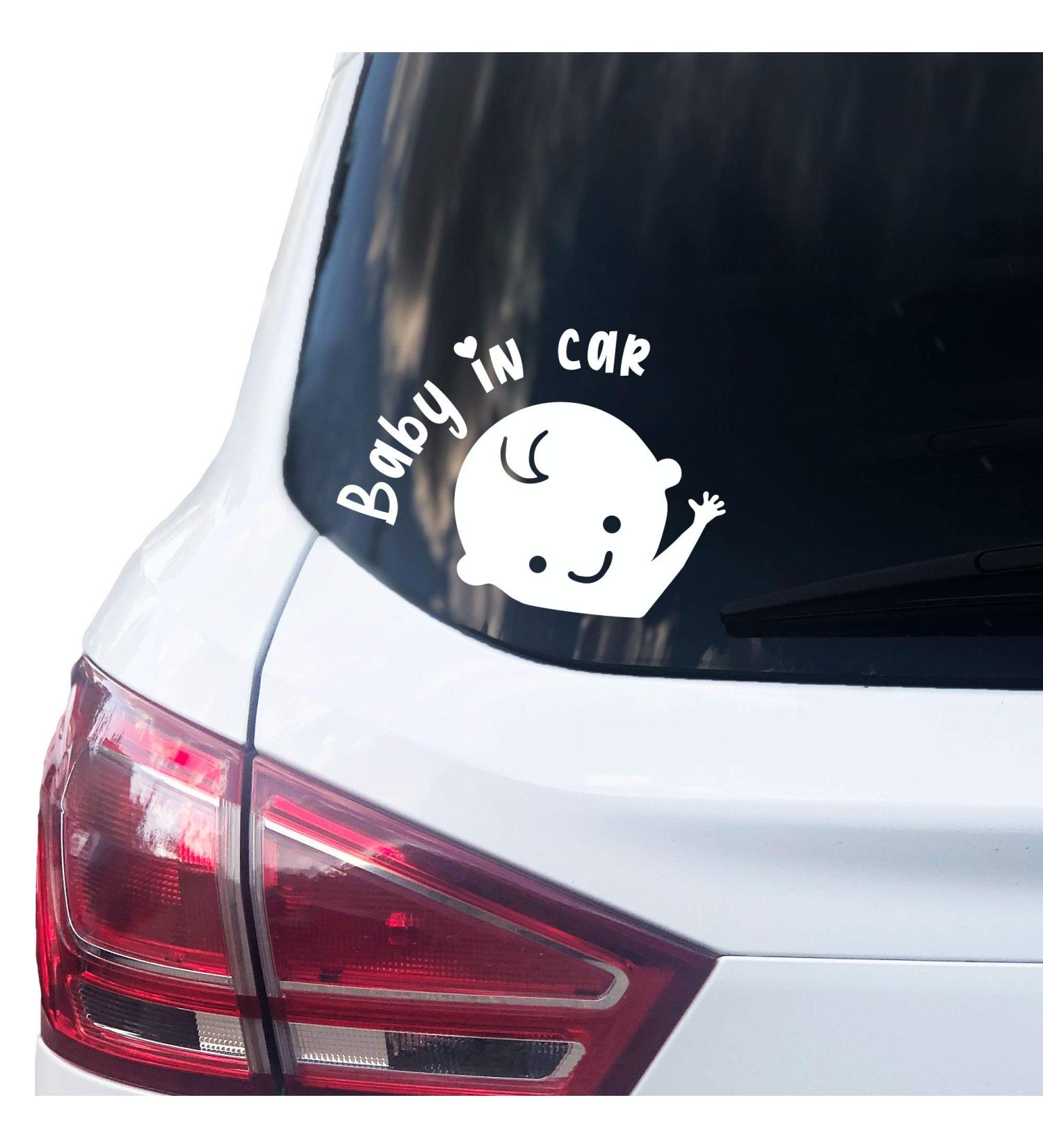 Baby On Board Sticker | P007 - 14cm x 10cm Vinyl Auto Sticker for Boys - Safe Travel Car Decal - Buy Online on GoSupps.com