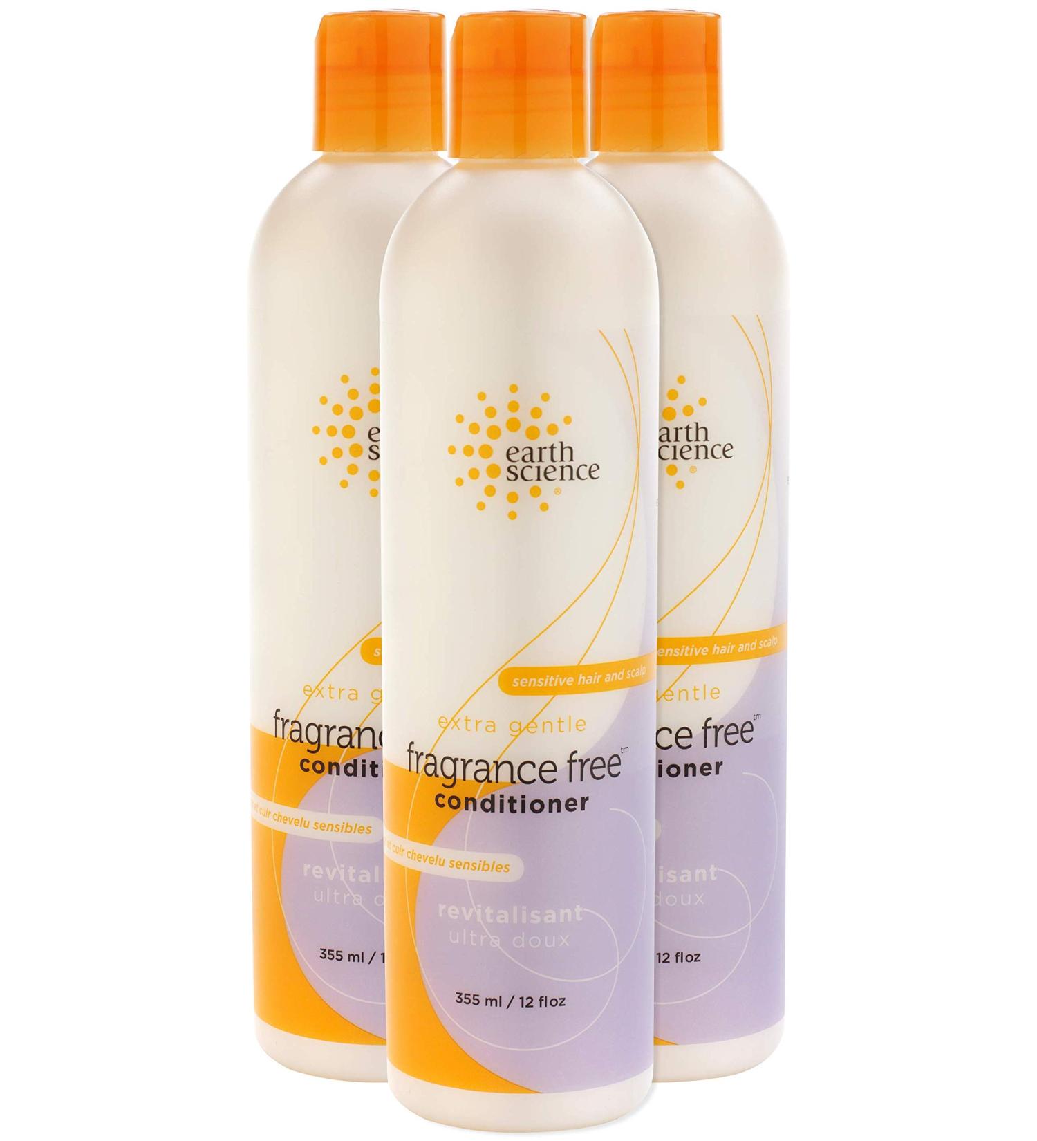 Earth Science Fragrance Free Conditioner - 3 Pack (12oz) | Nourish & Hydrate Hair - Buy Online on GoSupps.com