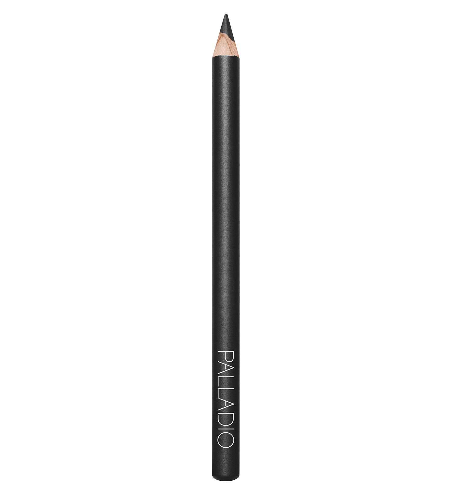 Palladio Wooden Eyeliner Pencil - Thin Pencil Shape for Easy Application | Firm & Smooth Formula for Perfectly Outlined Eyes - Long Lasting & Rich Pigment - Charcoal (1 Count) - Buy Online on GoSupps.com