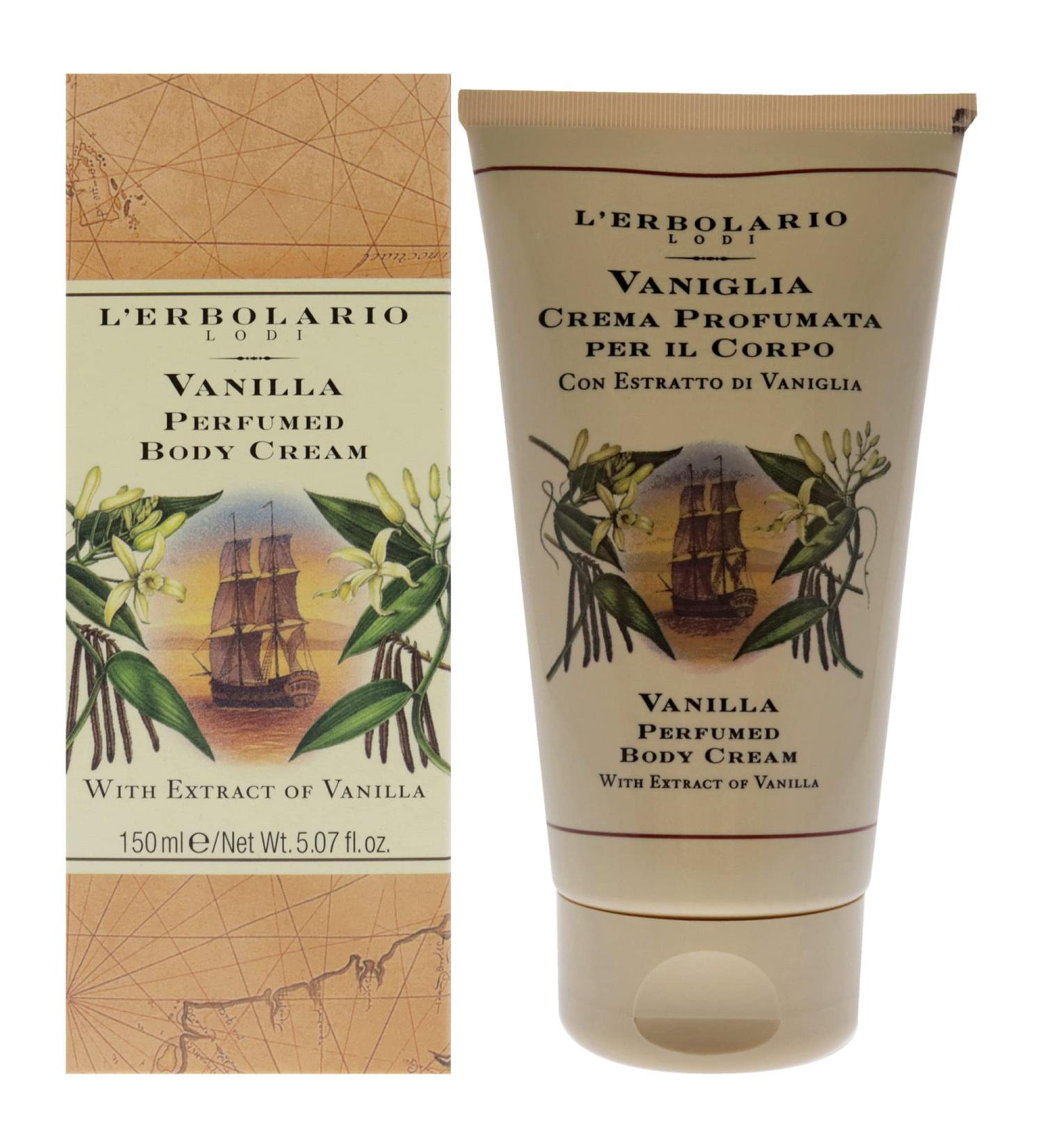 LErbolario Vanilla Perfumed Body Cream for Unisex - 5.07 oz | Premium International Shipping - Buy Online on GoSupps.com