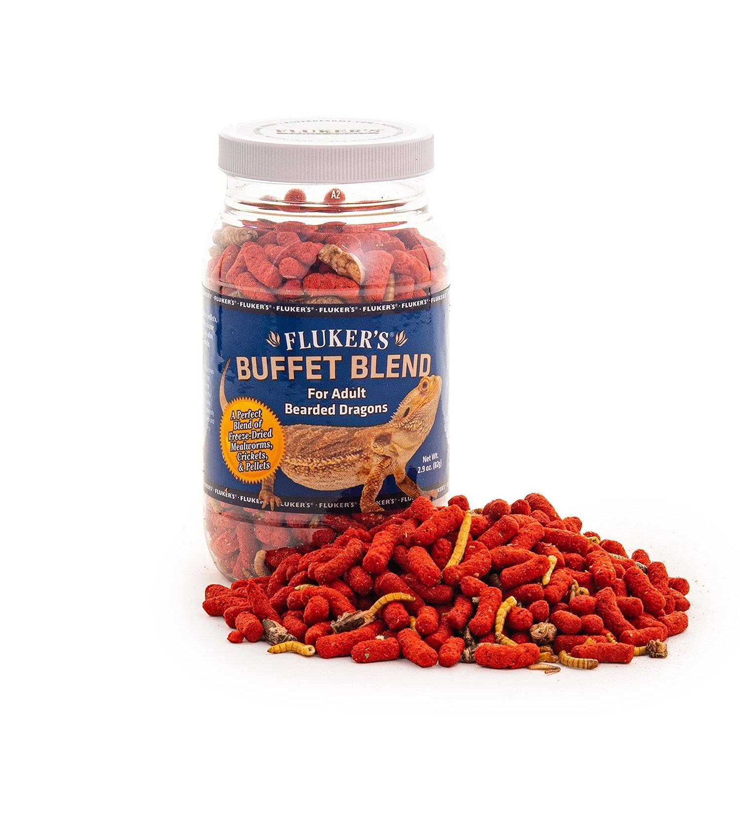 Fluker's Buffet Blend Adult Bearded Dragon Formula - Nutritious Food for Healthy Dragons - Buy Online on GoSupps.com