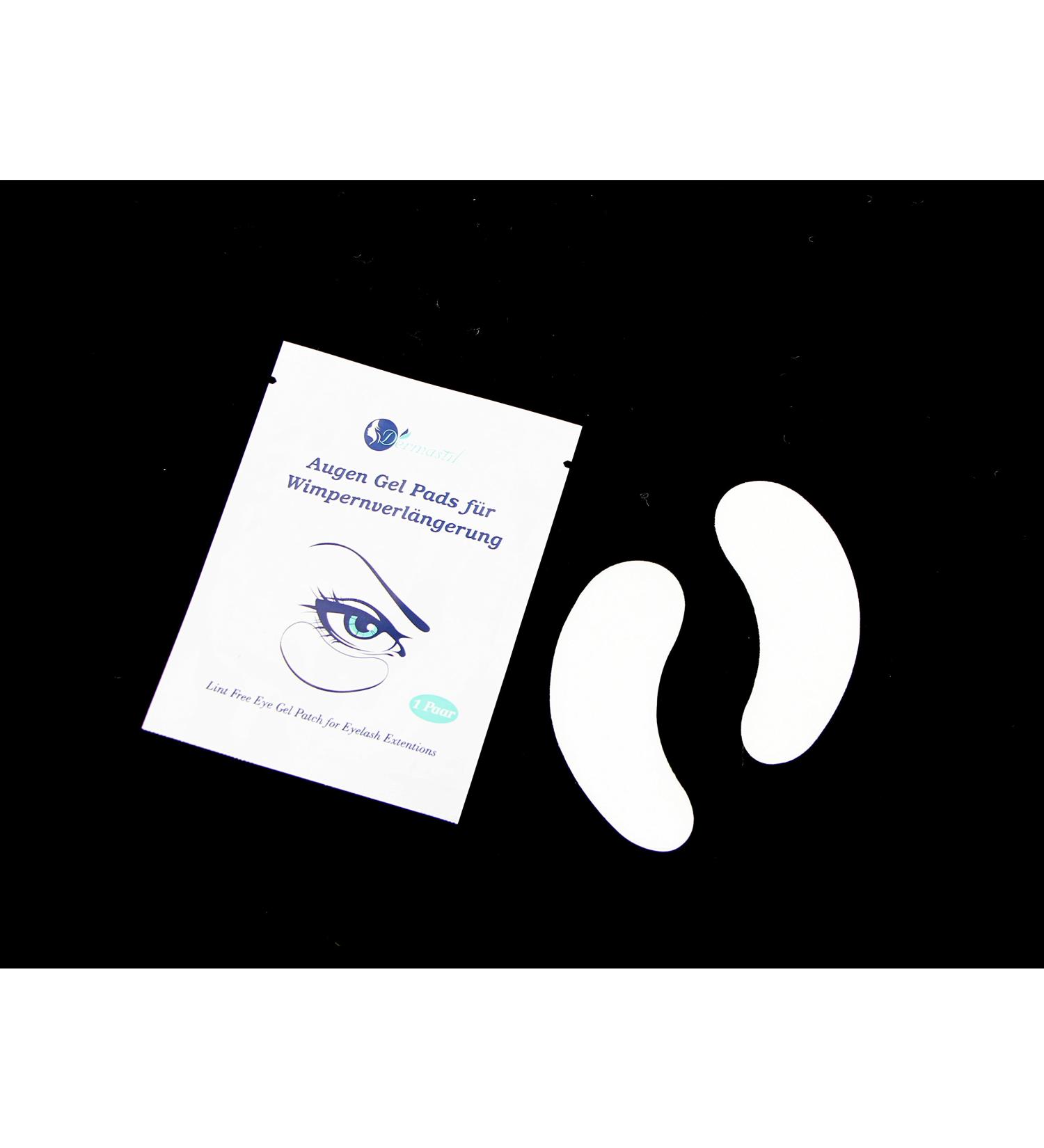 Buy Dermastil Eye Gel Pads - 100 Pairs Lint Free Eye Patches for Eyelash Extensions | International Shipping Available - Buy Online on GoSupps.com