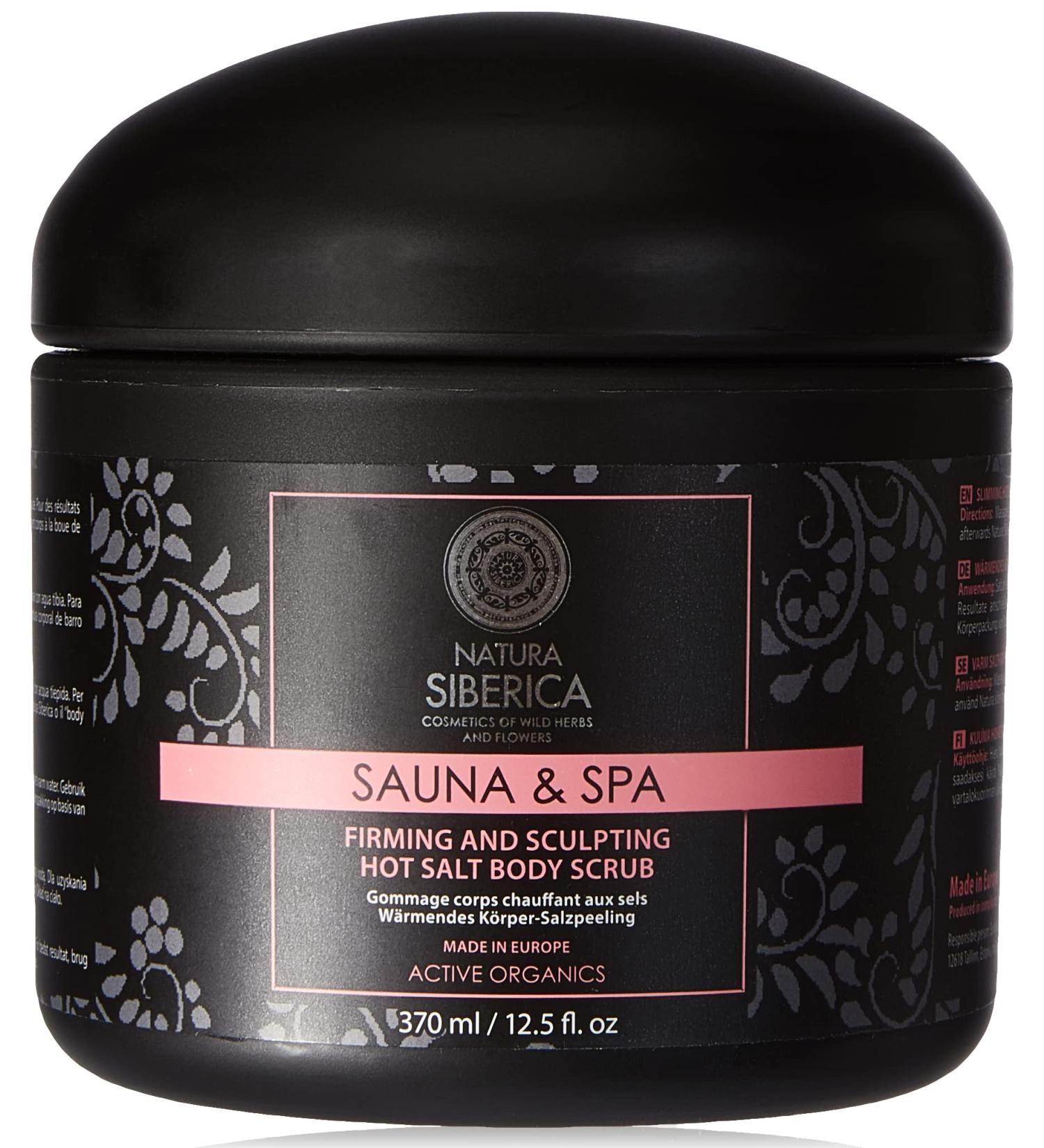 Natura Siberica Warming Figure Care Salt Scrub - 370 ml | Best for Smooth & Firm Skin | International Shipping - Buy Online on GoSupps.com