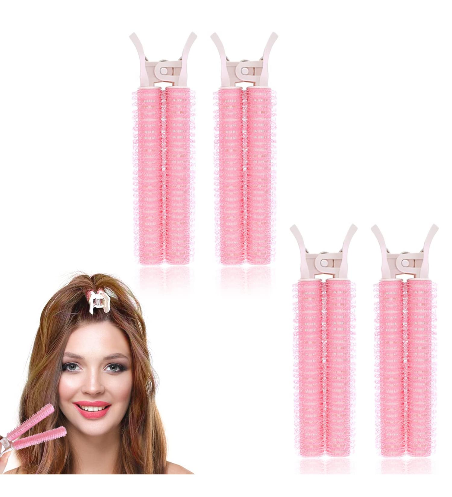 4PCS Volumizing Hair Clips - Root Clips for Hair - Hair Volume Clips for Roots in Pink - DIY Hair Styling Tool for Women - Buy Online on GoSupps.com