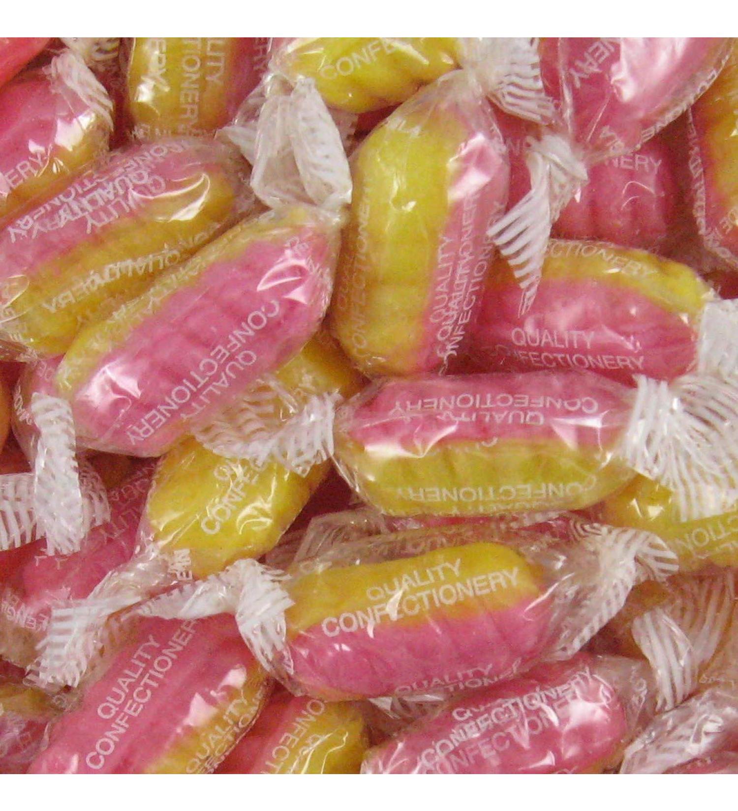 Rhubarb & Custard (Wrapped) 500g Share Bag by The Gourmet Sweet Company